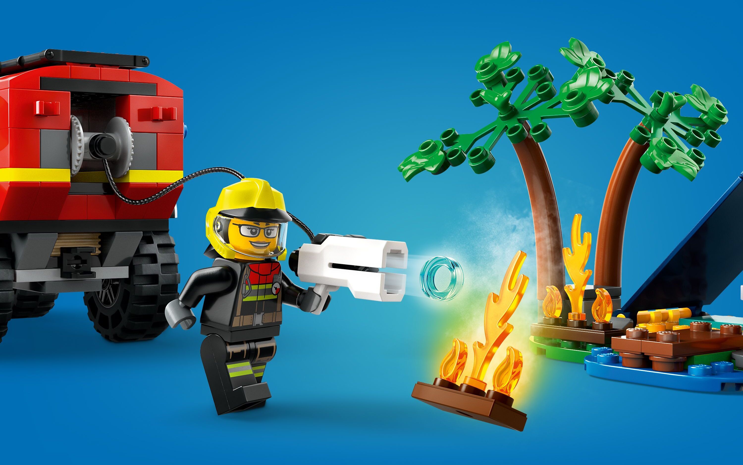 LEGO City Fire 60412  - Nelivetopaloauto ja pelastusvene