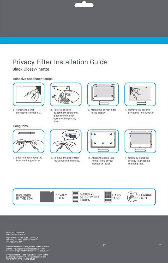Gearlab Privacy Filter 24" 16:9 -tietoturvasuoja