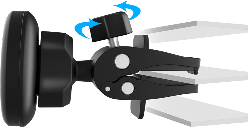 FoneKit Air Vent -autoteline ilmastointiritilään magneetilla