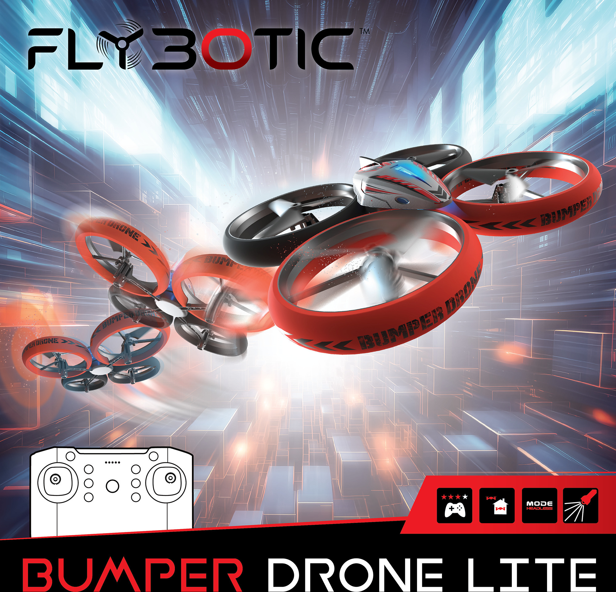 Flybotic Bumper Drone Lite - kauko-ohjattava drone
