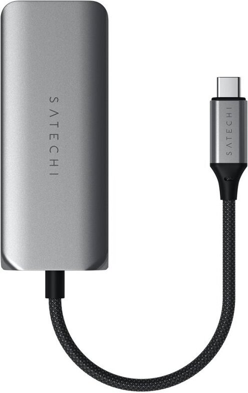 Satechi 4-in-1 USB-C -adapteri, tähtiharmaa
