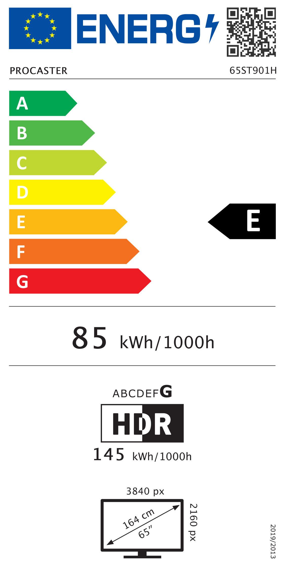 ProCaster 65" ST901H –  4K Android LED TV