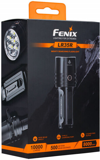 Fenix LR35R -taskulamppu, 10000 lm