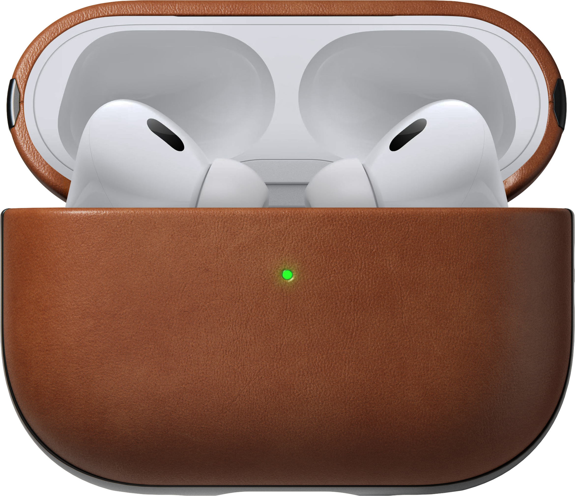 Nomad Modern Airpods Pro 2 Horween Leather -kotelosuoja, ruskea