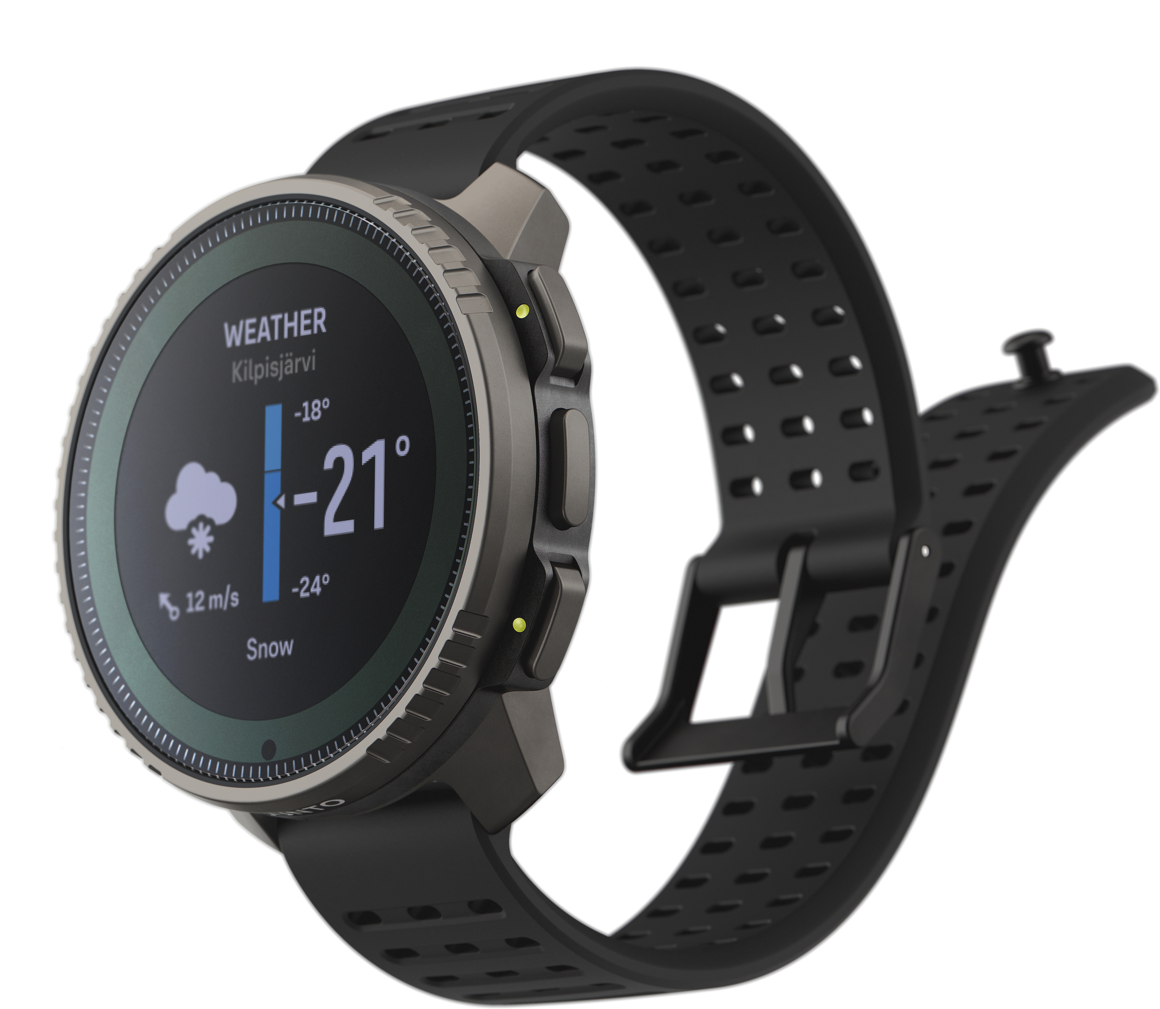 Suunto Vertical Titanium Solar -urheilukello, Black