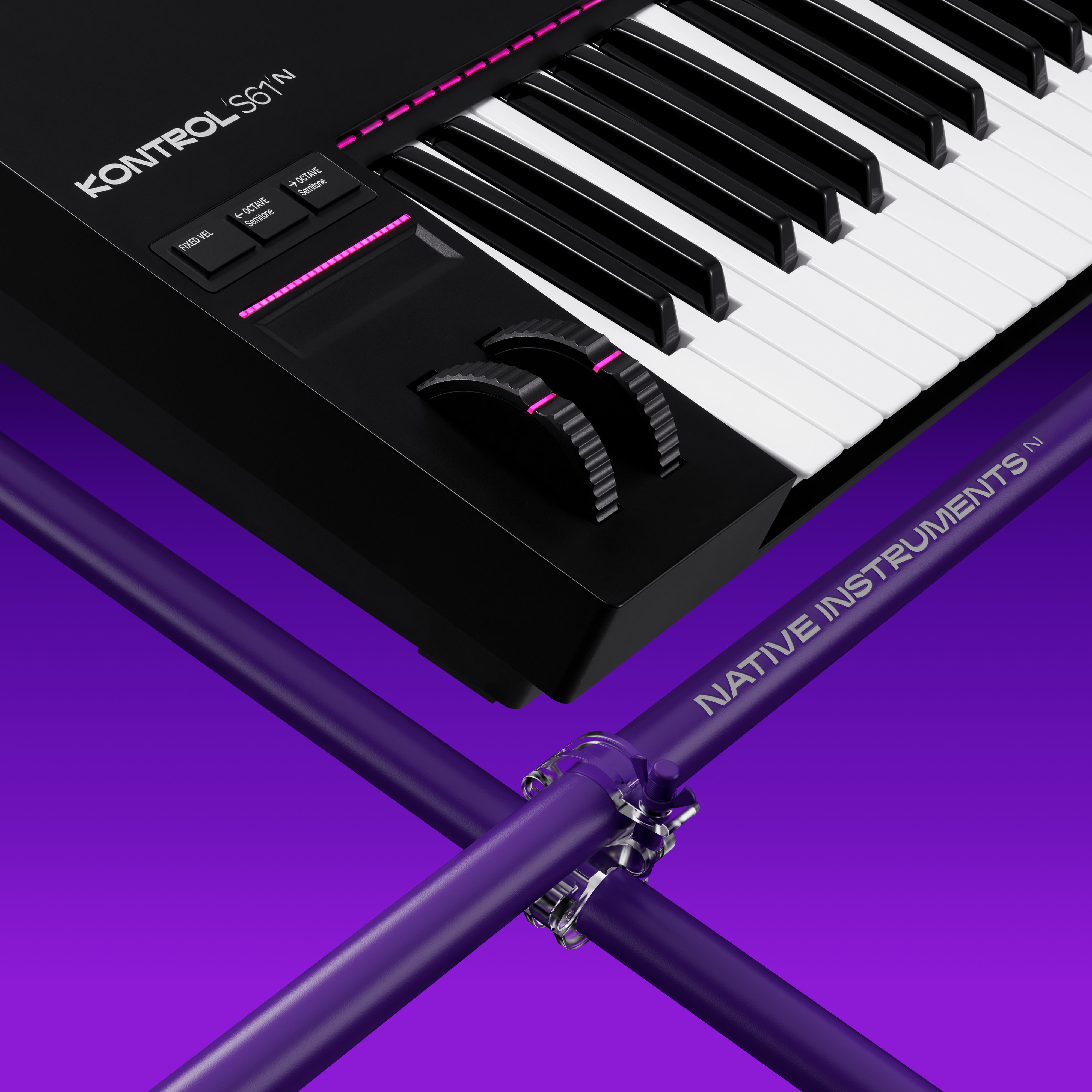 Native Instruments Komplete Kontrol S61 MKIII MIDI-koskettimisto USB-väylään