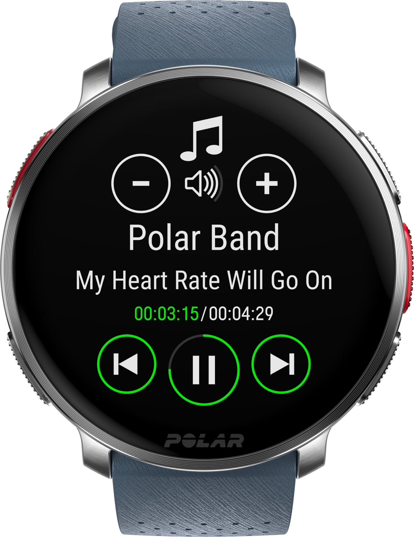 Polar Vantage V3 -premium-urheilukello, musta