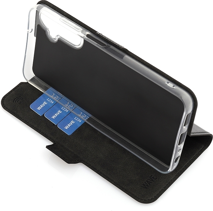 Wave BookCase -suojakuori, Samsung Galaxy A05s, musta 6 Wave BookCase -suojakuori, Samsung Galaxy A05s, musta - Image 6