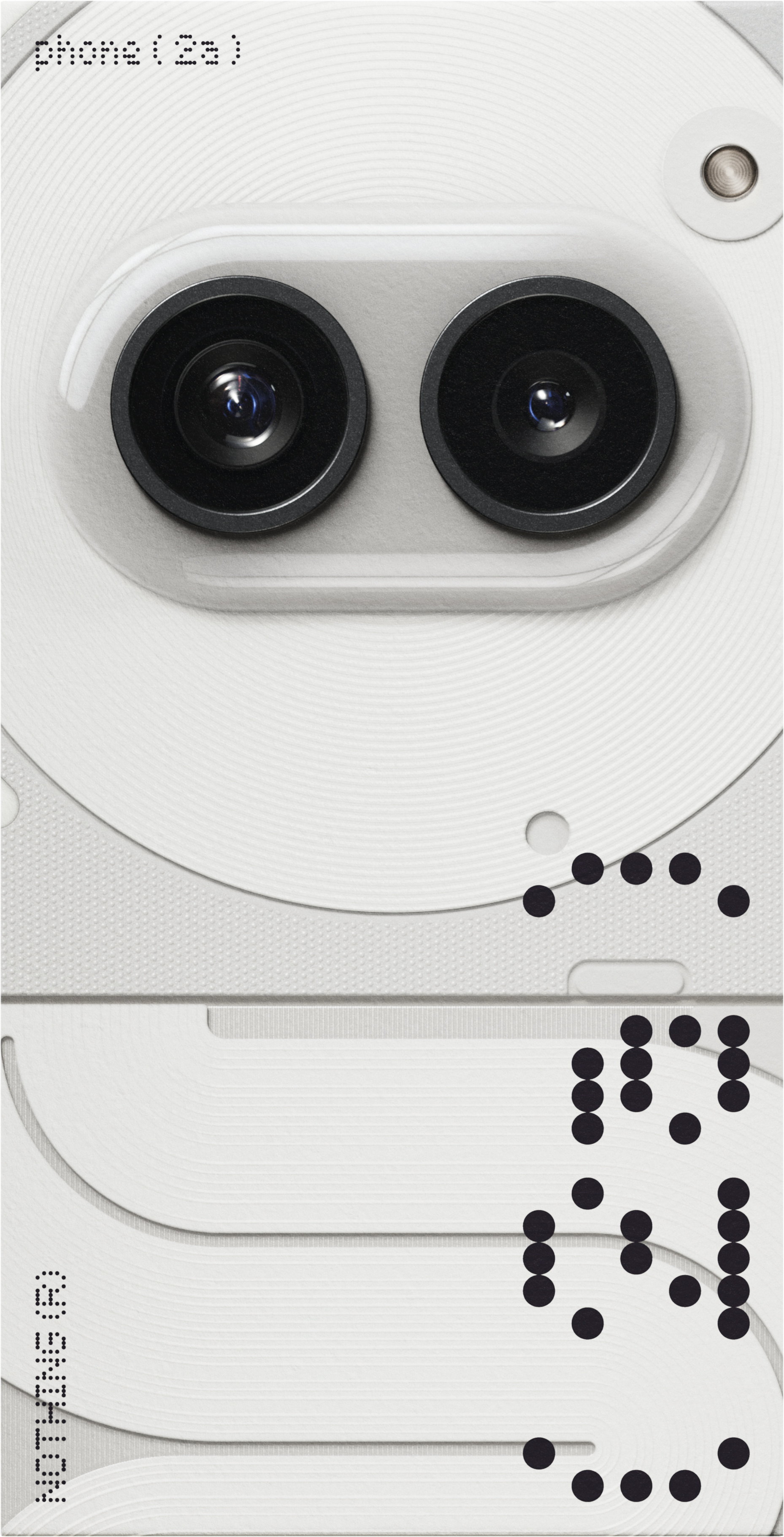 Nothing Phone (2a) 5G -puhelin, 256/12 Gt, valkoinen