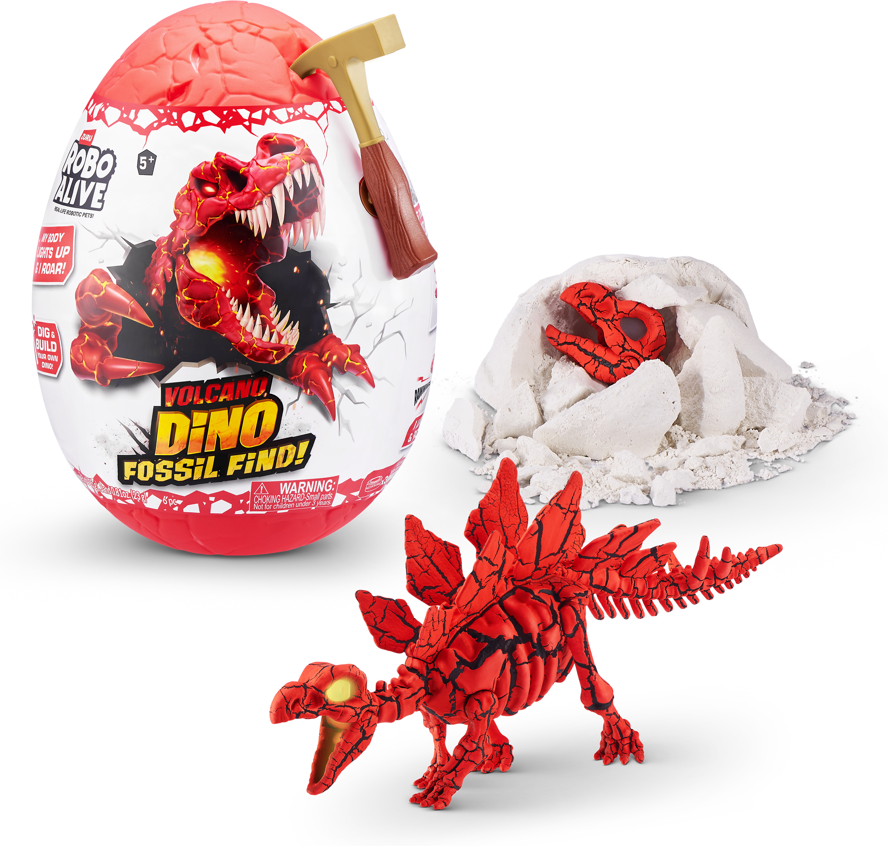 Robo Alive Dino Fossil Find S2 - yllätysmuna, Volcano