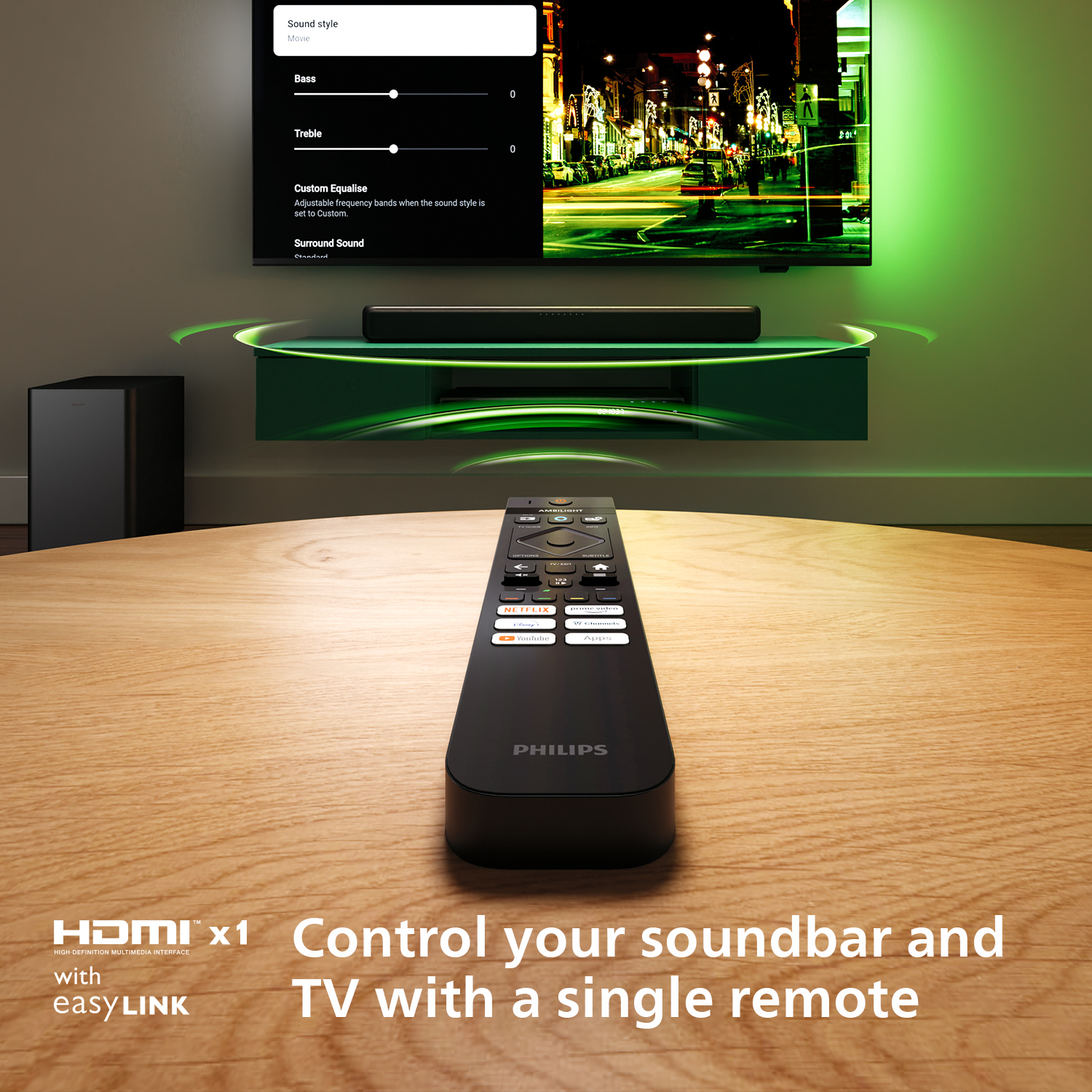 Philips TAB5309 2.1 Soundbar -äänijärjestelmä