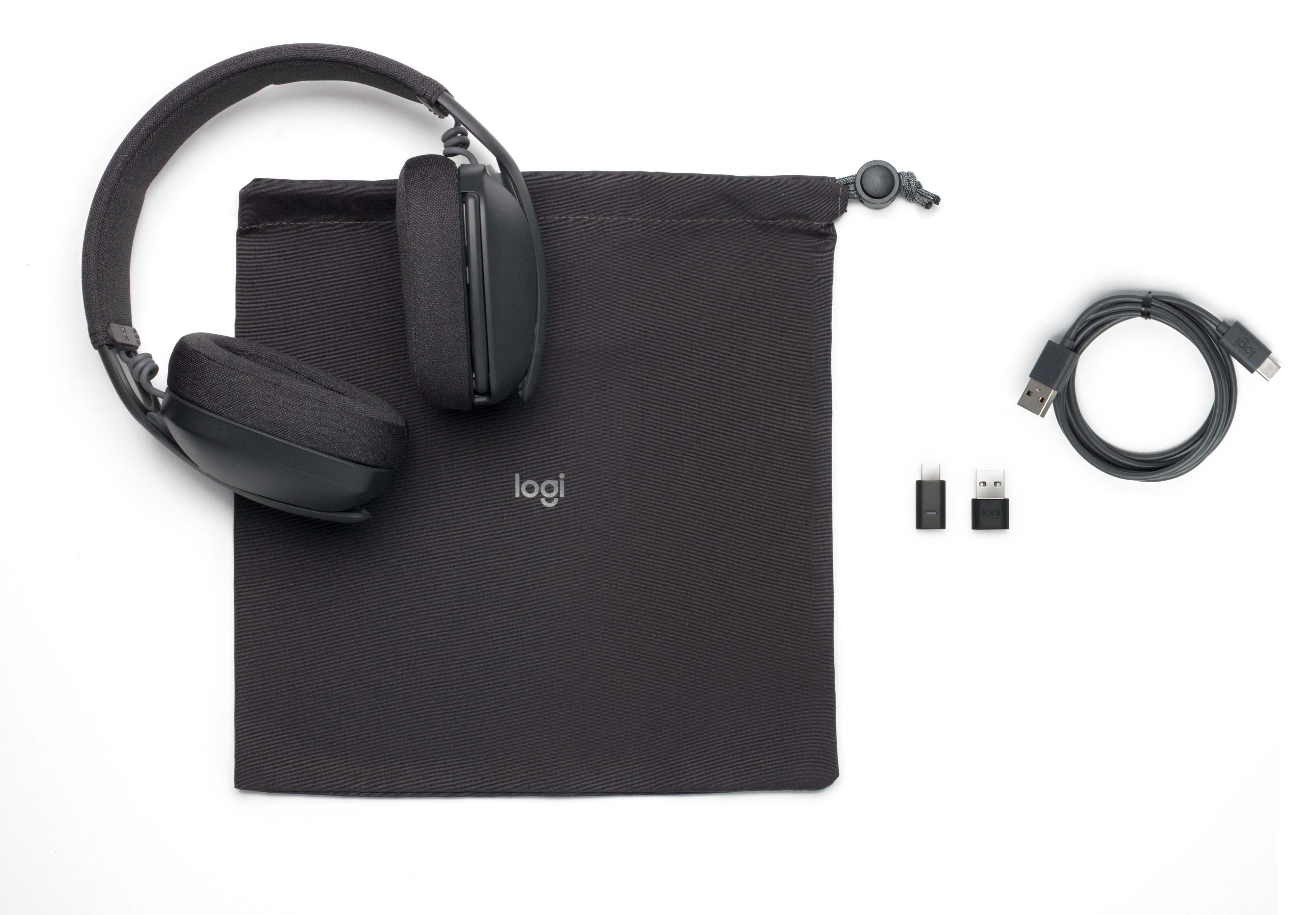 Logitech Zone Vibe Wireless -langattomat kuulokkeet, grafiitti