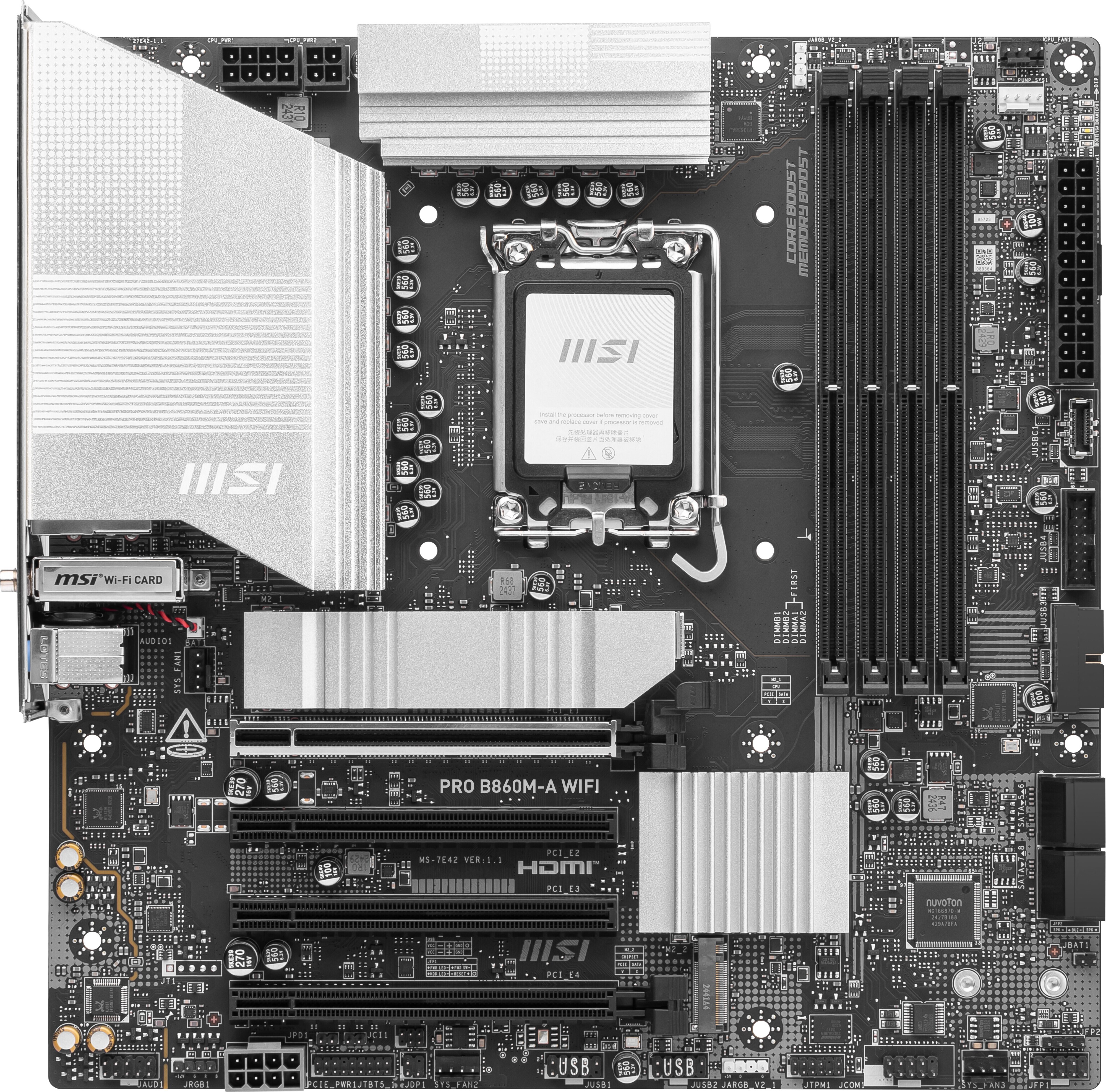 MSI PRO B860M-A WIFI ATX-emolevy