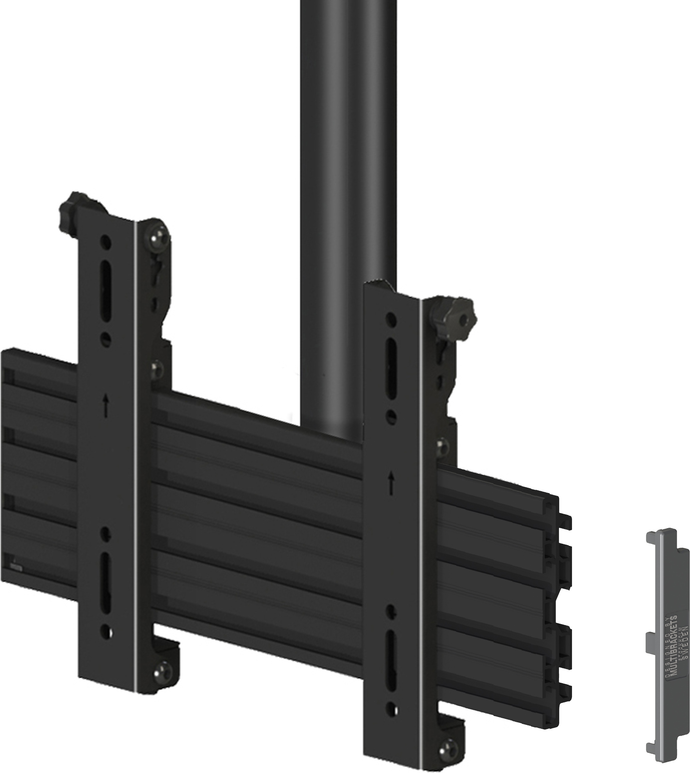 Multibrackets M Ceiling Mount Pro 1U VESA 200 -kattokiinnike 24-42" näytöille