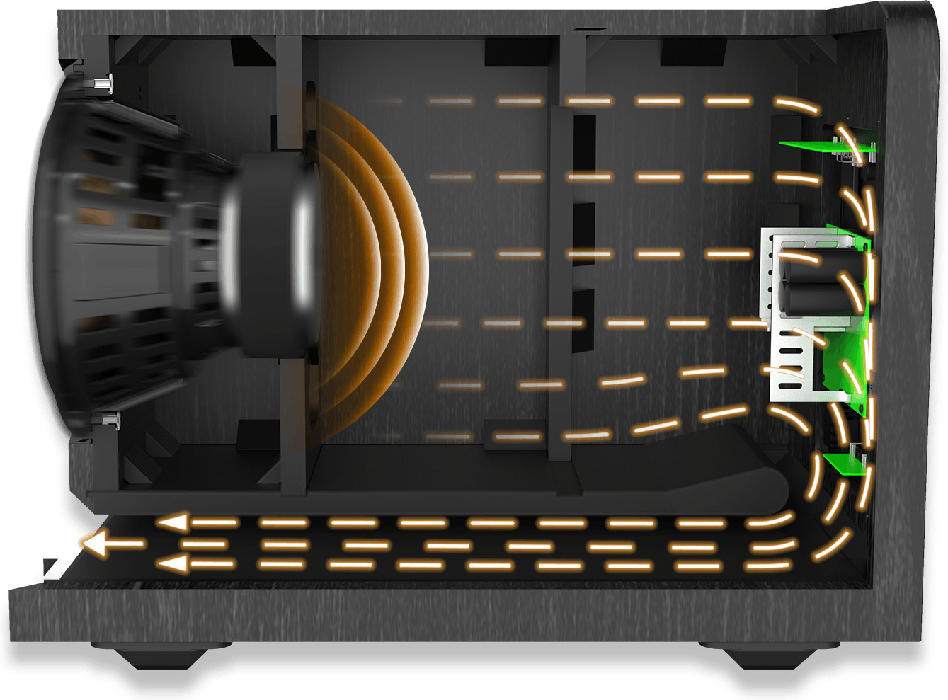 Klipsch RP-1200SW subwoofer, musta