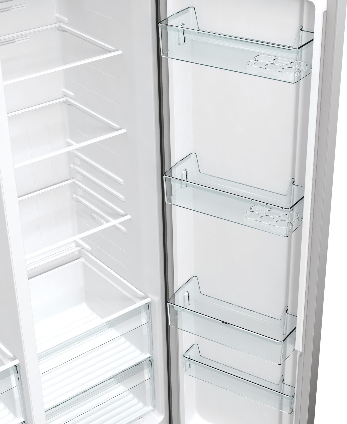 Gorenje NRR9185EAXL Side By Side, teräs