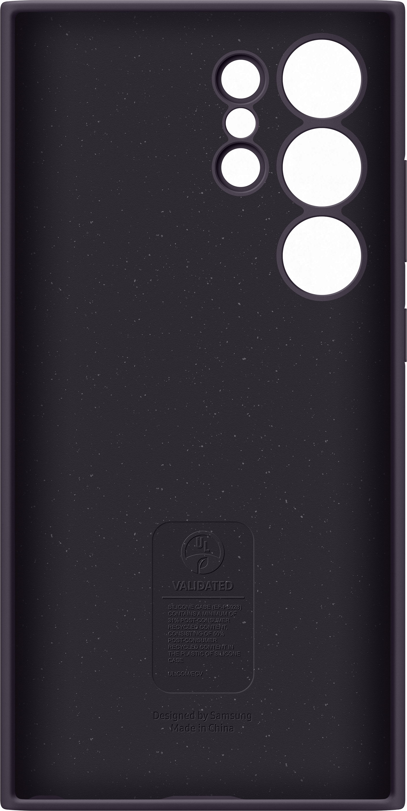 Samsung Galaxy S24 Ultra Silicone Case -suojakotelo, tummanvioletti