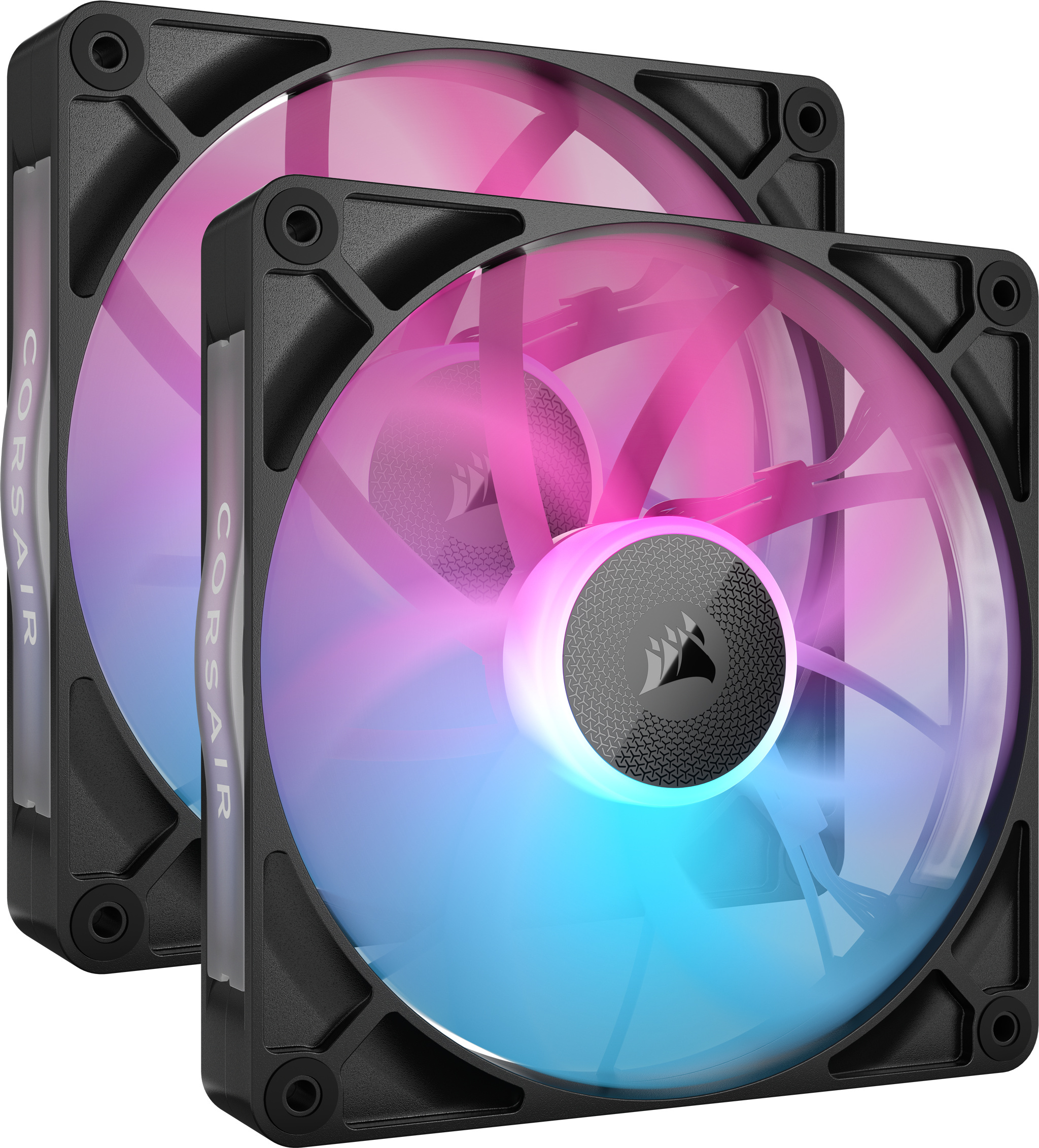 Corsair iCUE LINK RX140 RGB PWM Expansion -tuuletin, musta, 140 mm