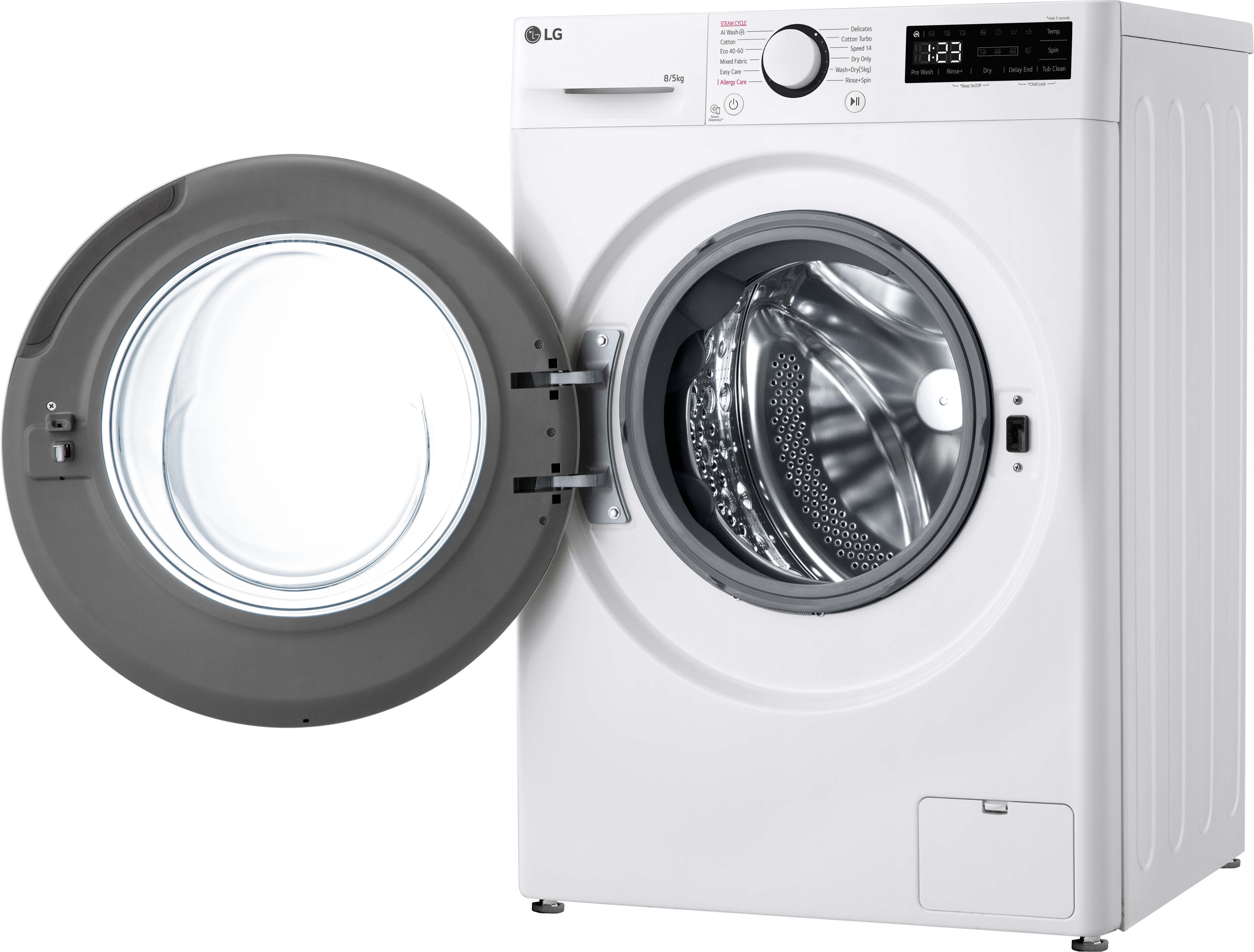 LG F2DV707S2W1 kuivaava pesukone
