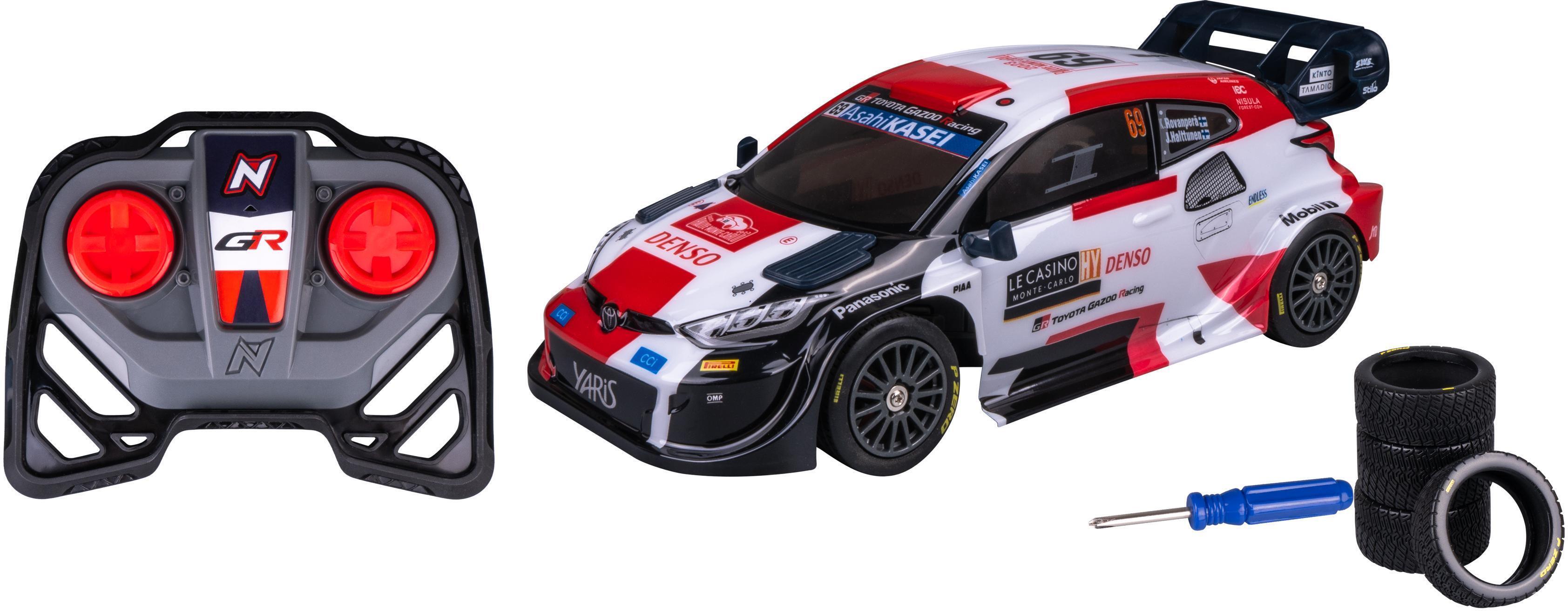 NIKKO RC Toyota Gazoo Rovanperä - kauko-ohjattava auto + rengassetti