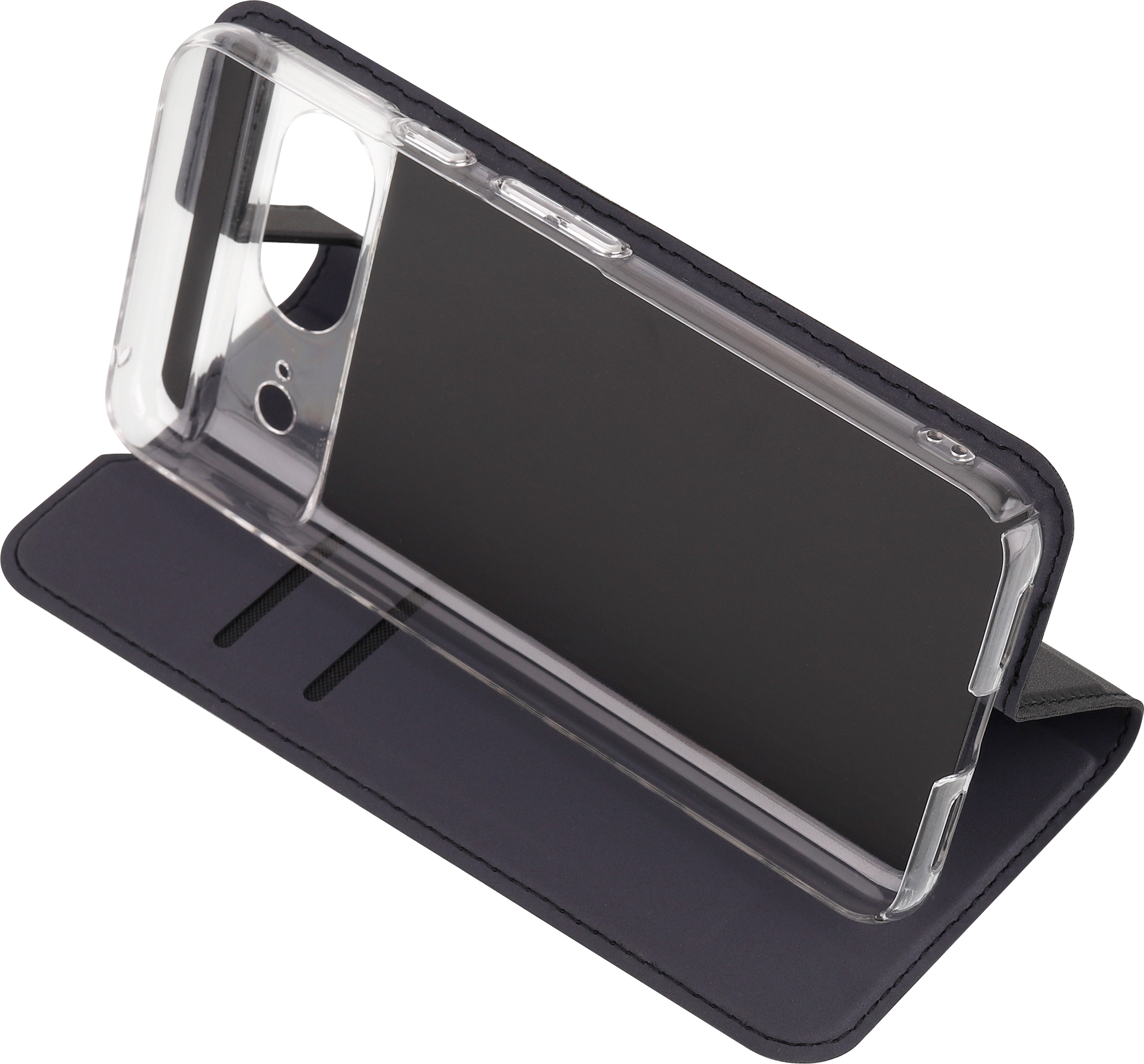 FoneKit BookCase -suojakotelo, Google Pixel 8, musta