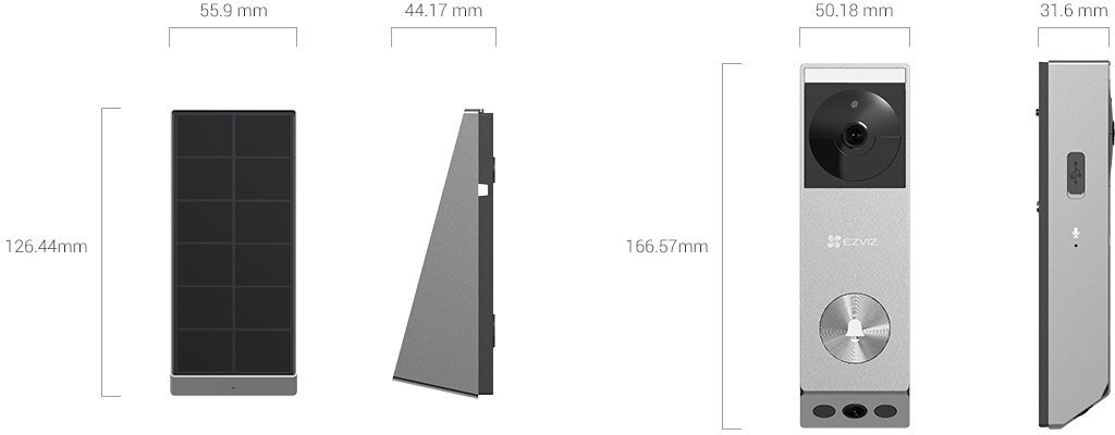 EZVIZ EP3x Pro -Wi-Fi älyovikello