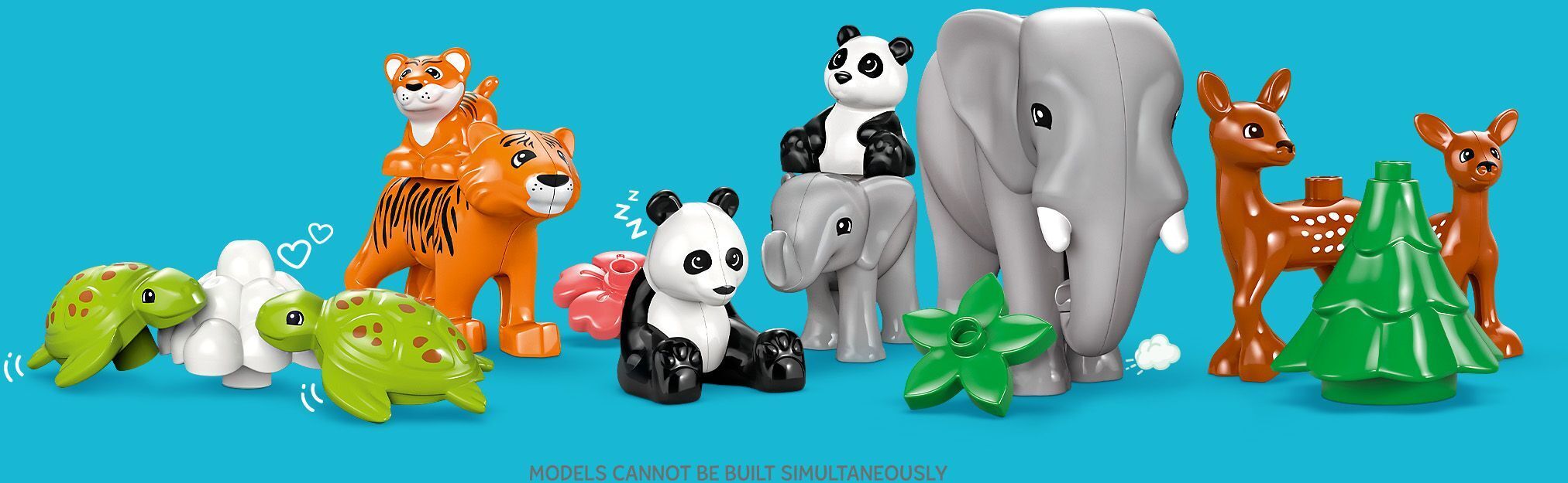 LEGO DUPLO Town 10446 – 3-in-1 luonnoneläinperheet