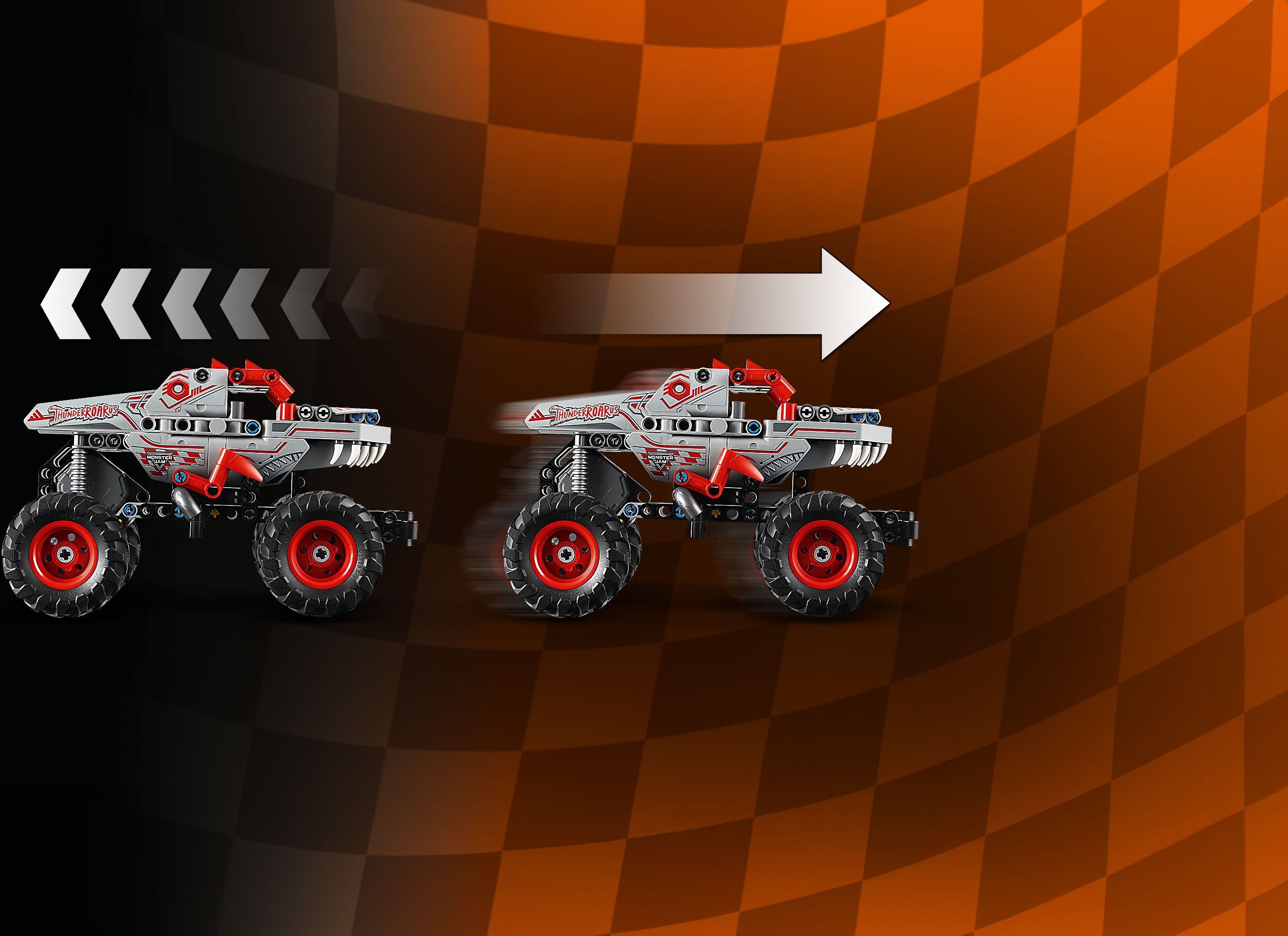LEGO Technic 42200 – Monster Jam ThunderROARus ‑vetomoottoriauto