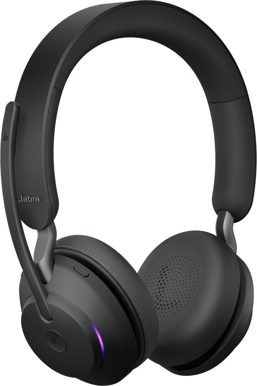 Jabra Evolve2 65 Stereo LINK380A -langaton headset + telakka, MS, musta