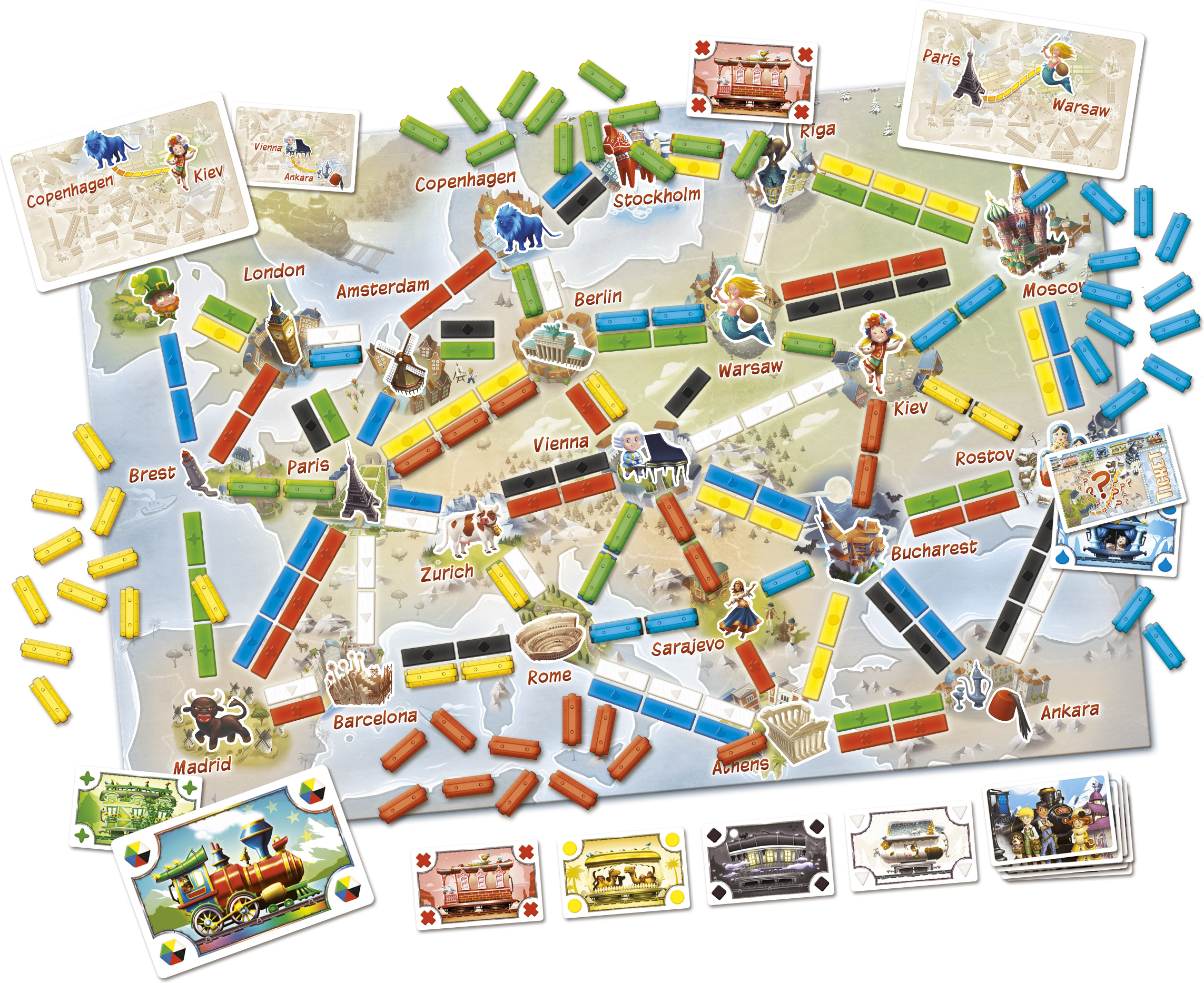 Ticket To Ride My First Journey -strategiapeli