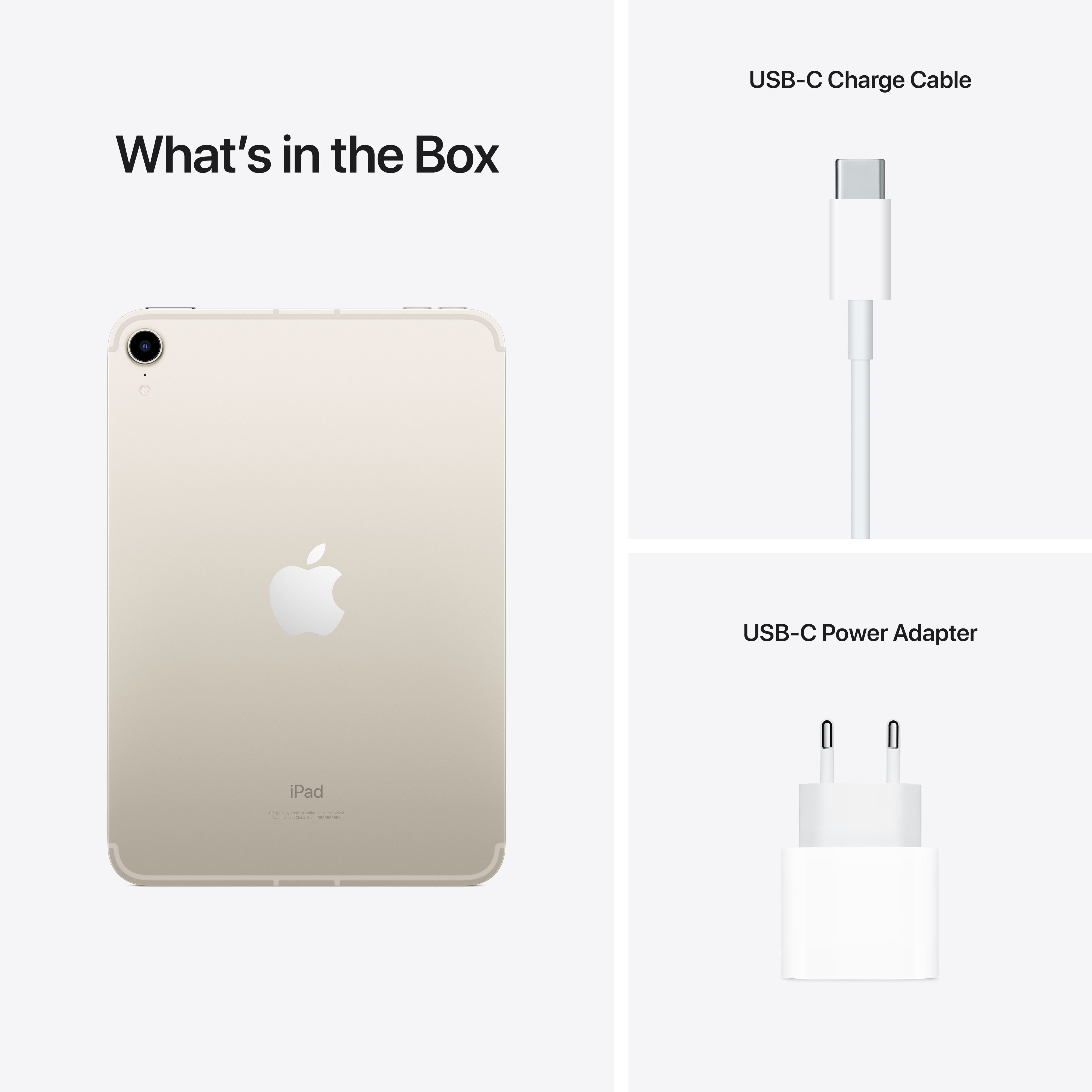 Apple iPad mini 64 Gt WiFi + 5G 2021 -tabletti, tähtivalkea (MK8C3)