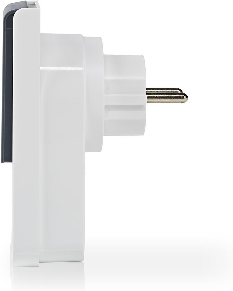 Nedis SmartLife WIFIPO120FWT -älypistorasia, 16 A, 3680 W, IP44