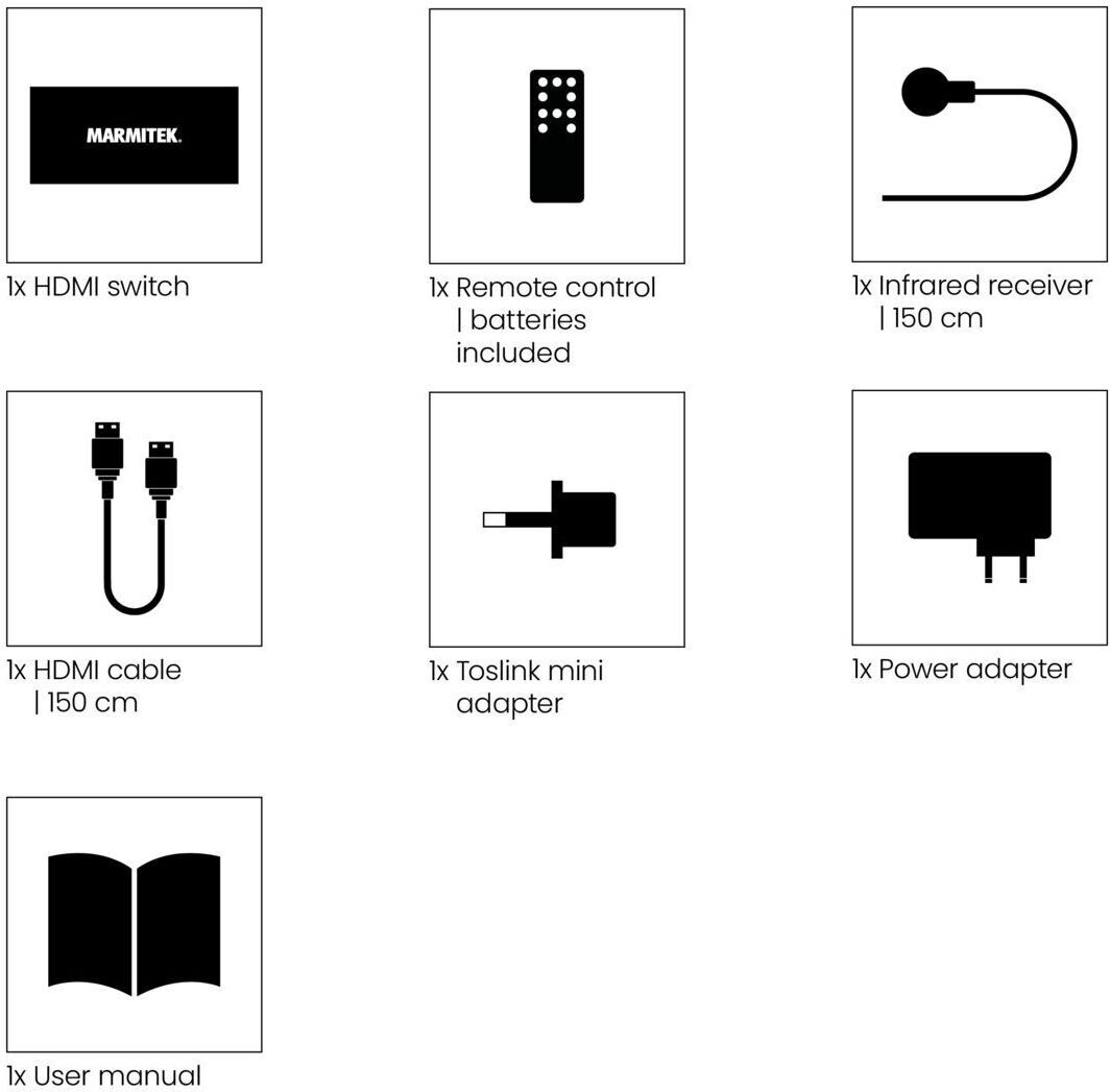 Marmitek Connect 621 UHD 2.0 HDMI-kytkin