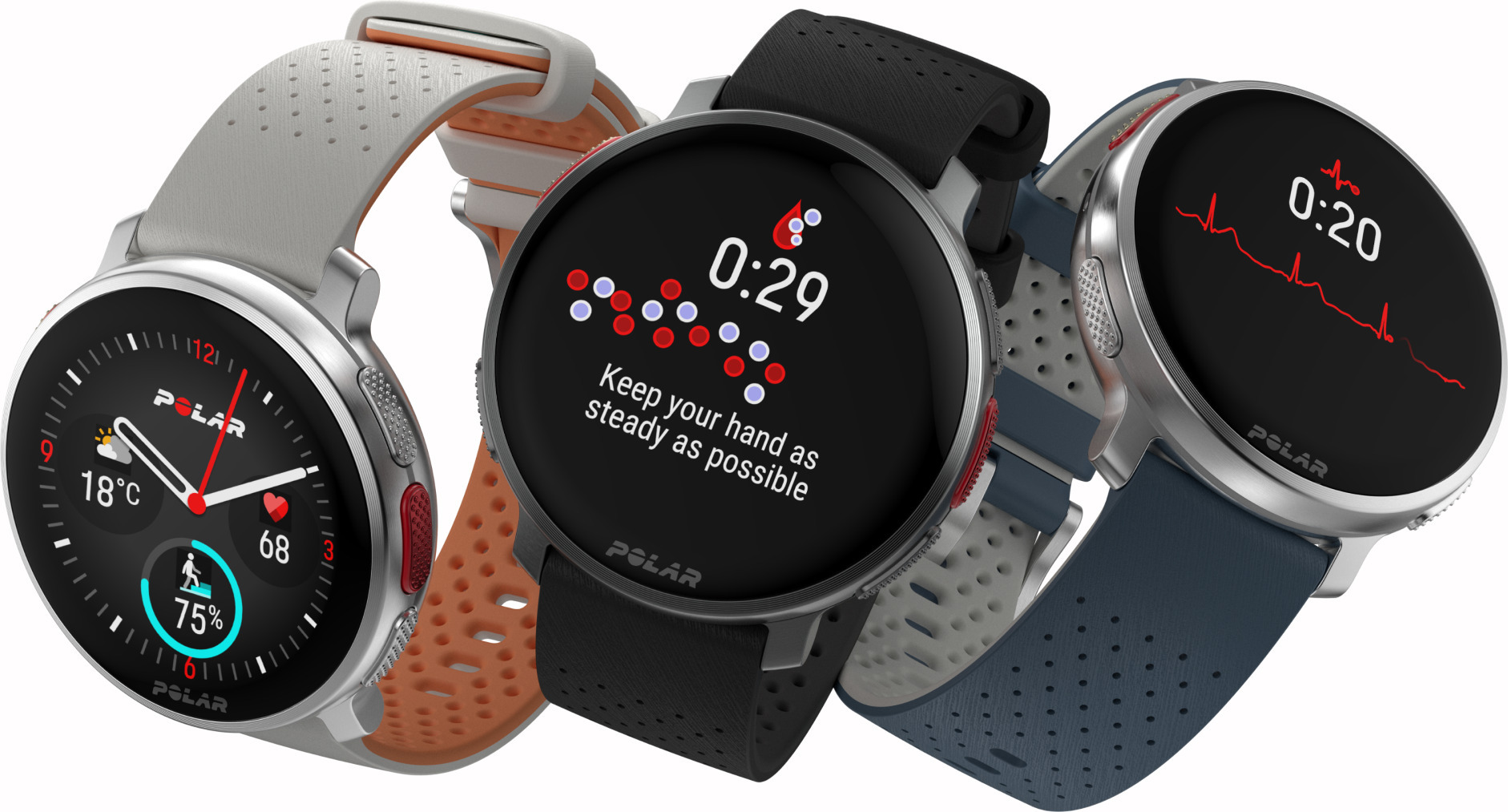 Polar Vantage V3 -premium-urheilukello, aprikoosi