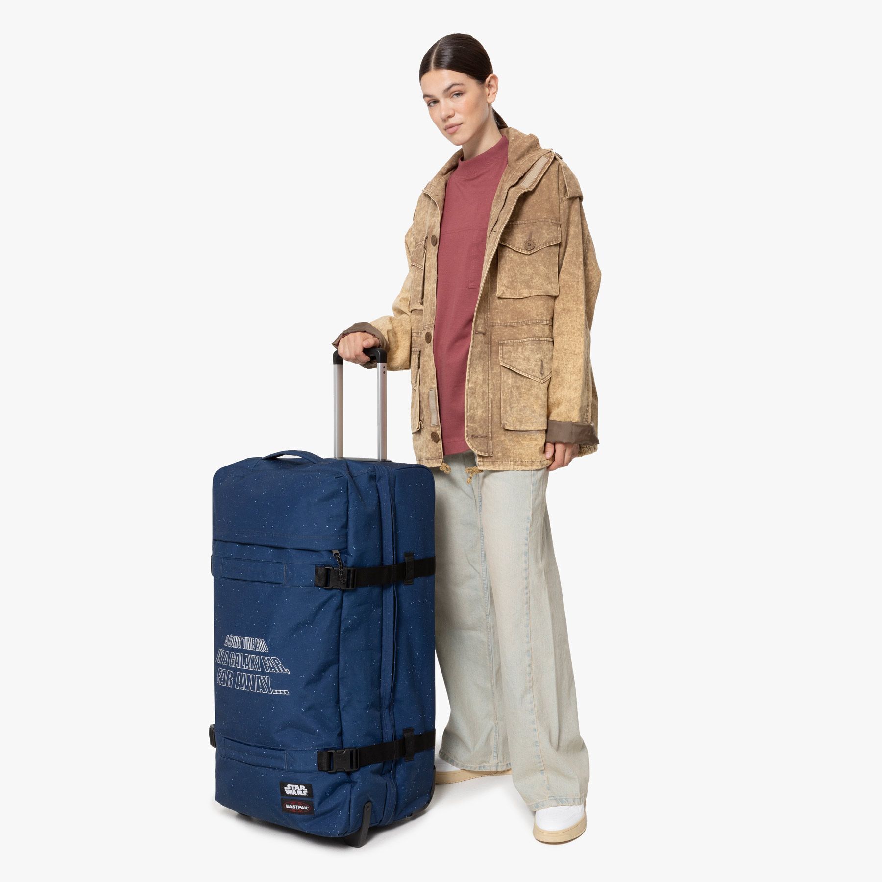 Eastpak TRANSIT'R L Star Wars 79 cm -matkalaukku, stars navy