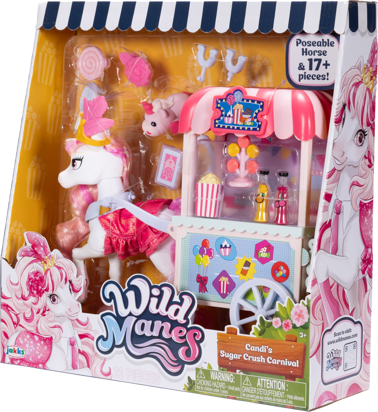 Wild Manes - Candi’s Sugar Crush Carnival -Leikkisetti