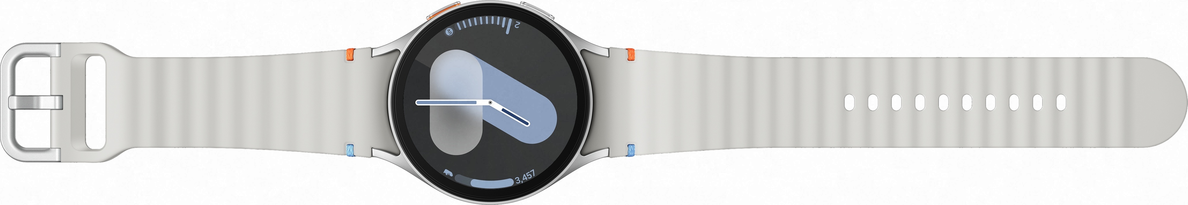 Samsung Galaxy Watch7 4G -älykello, 44 mm, hopea