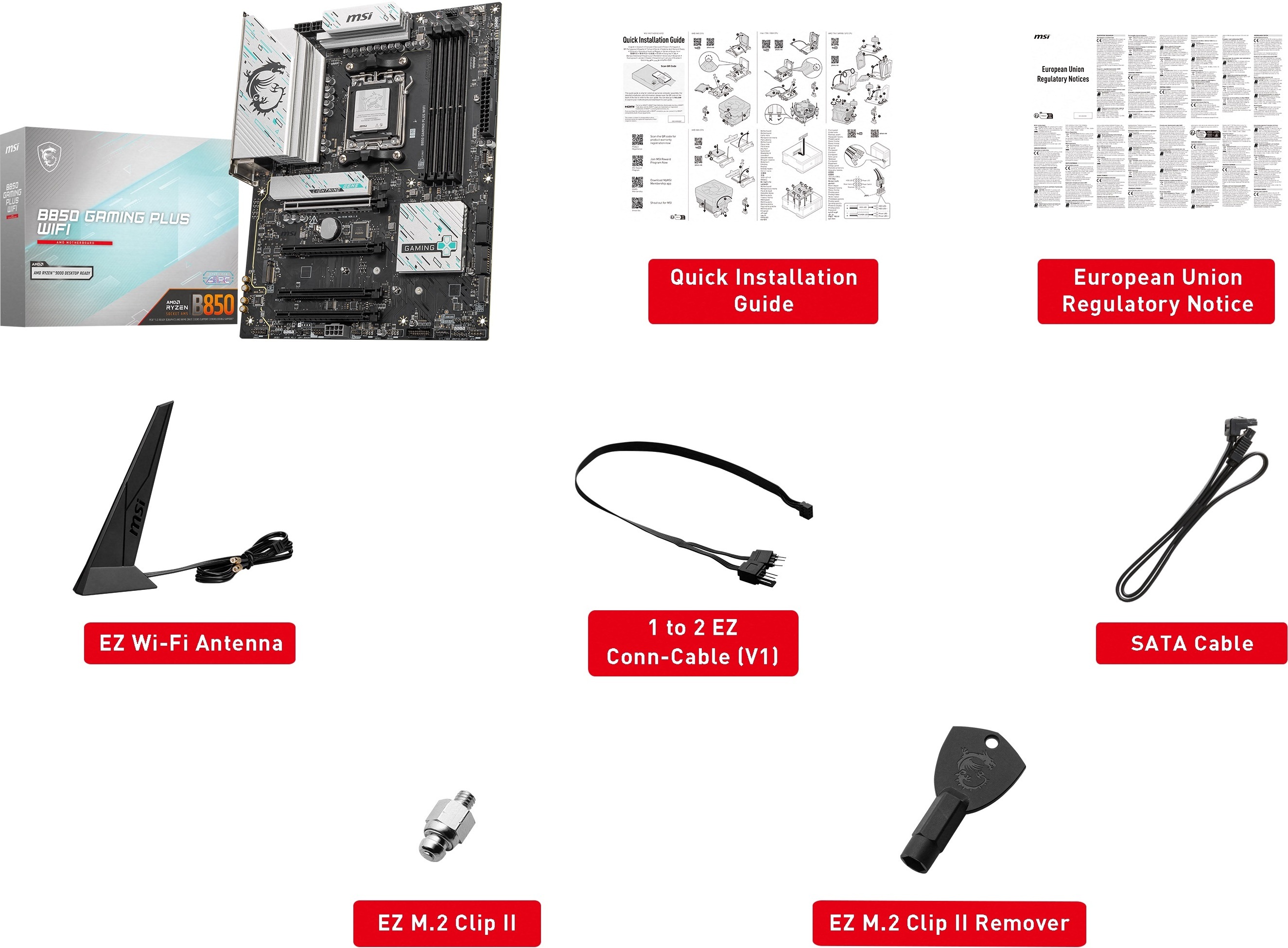 MSI B850 GAMING PLUS WIFI AM5 ATX-emolevy