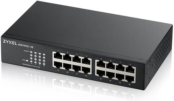 ZyXEL GS1100-16 -16-porttinen kytkin