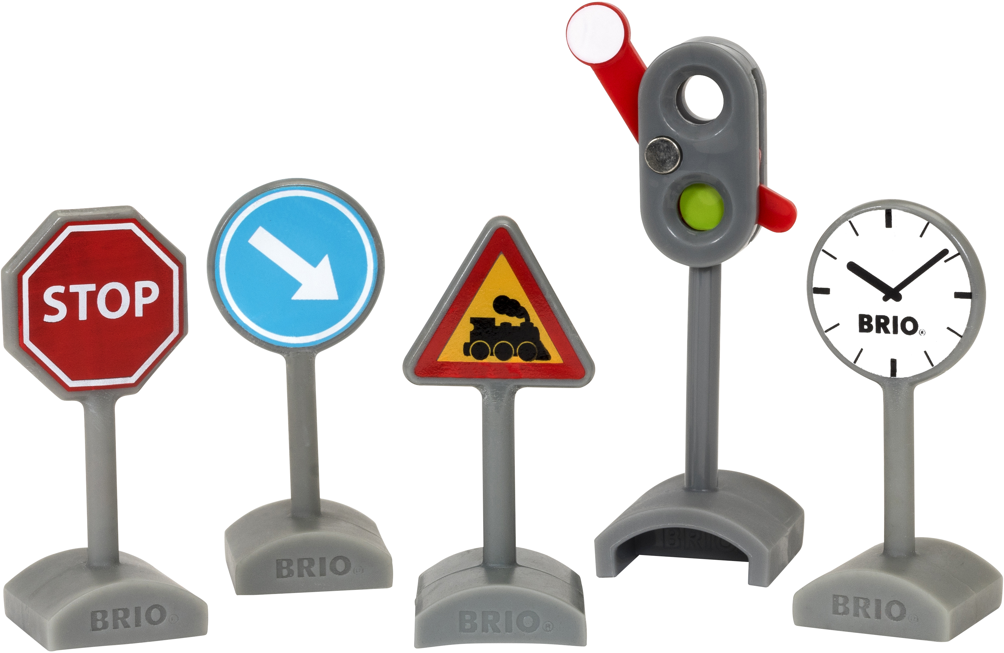 BRIO World 33864 - Liikennemerkit, 5 kpl pakkaus