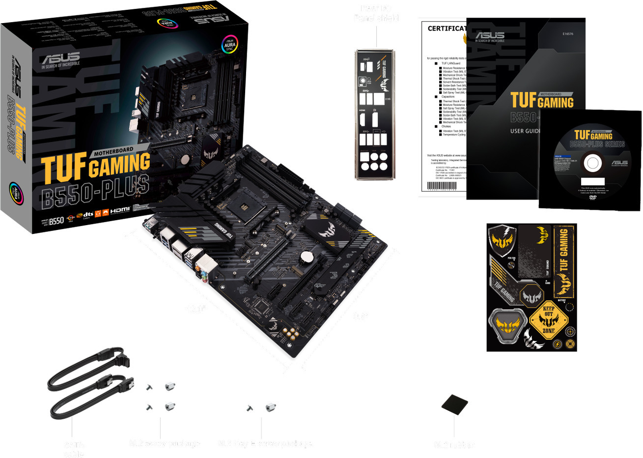 Asus TUF GAMING B550-PLUS AM4 ATX-emolevy