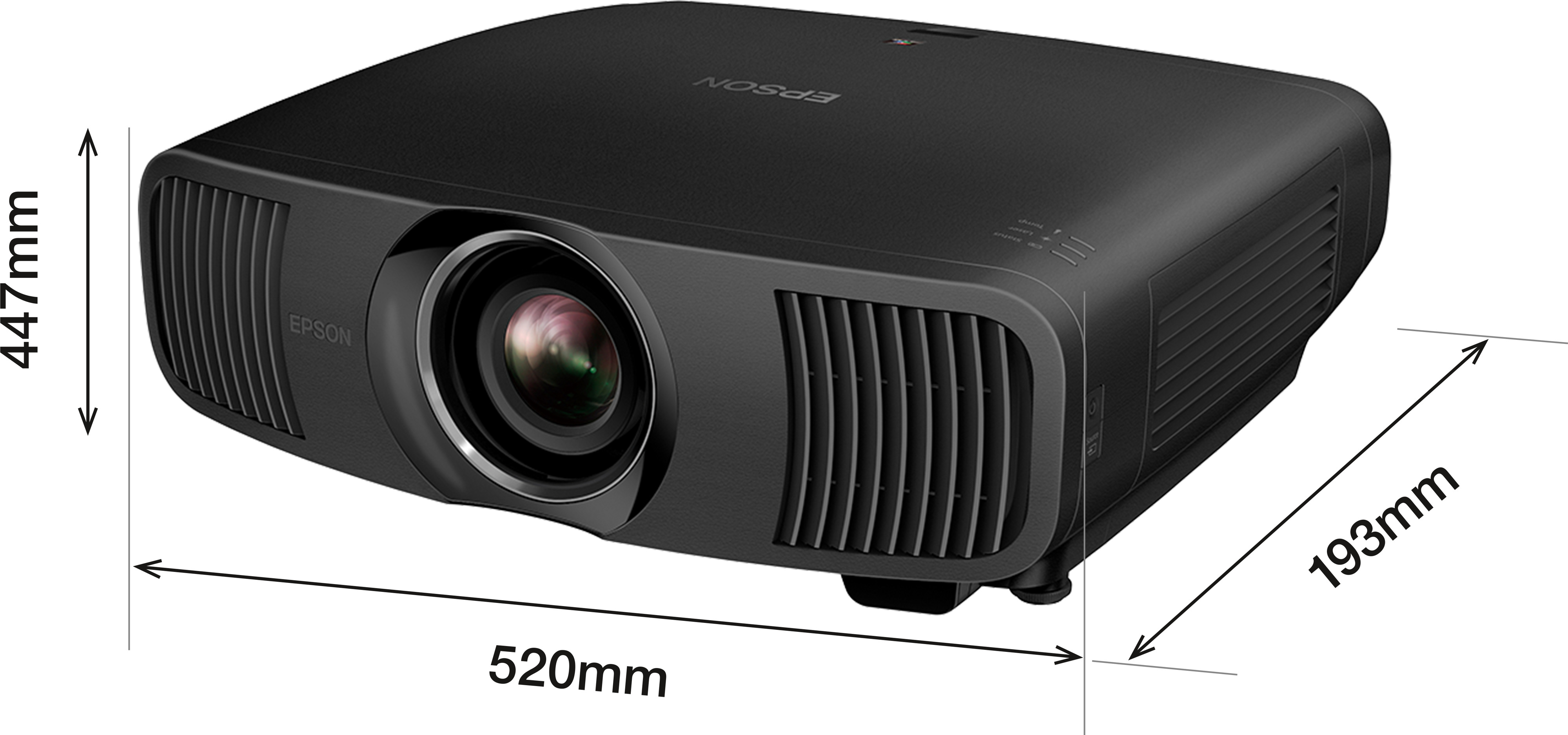 Epson EH-LS12000B 3LCD 4K PRO-UHD -Laser-kotiteatteriprojektori