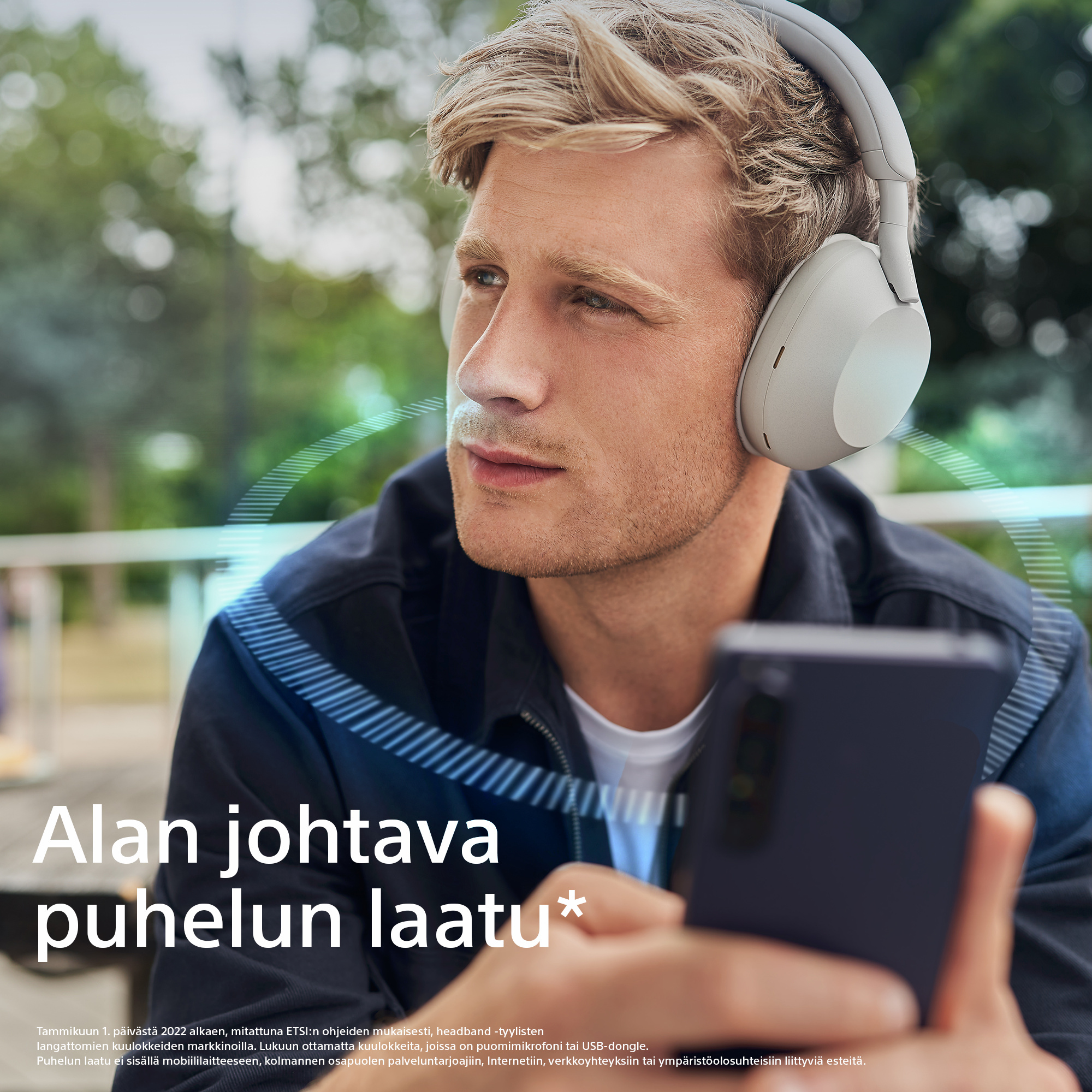 Sony WH-1000XM5 -vastamelukuulokkeet, hopea