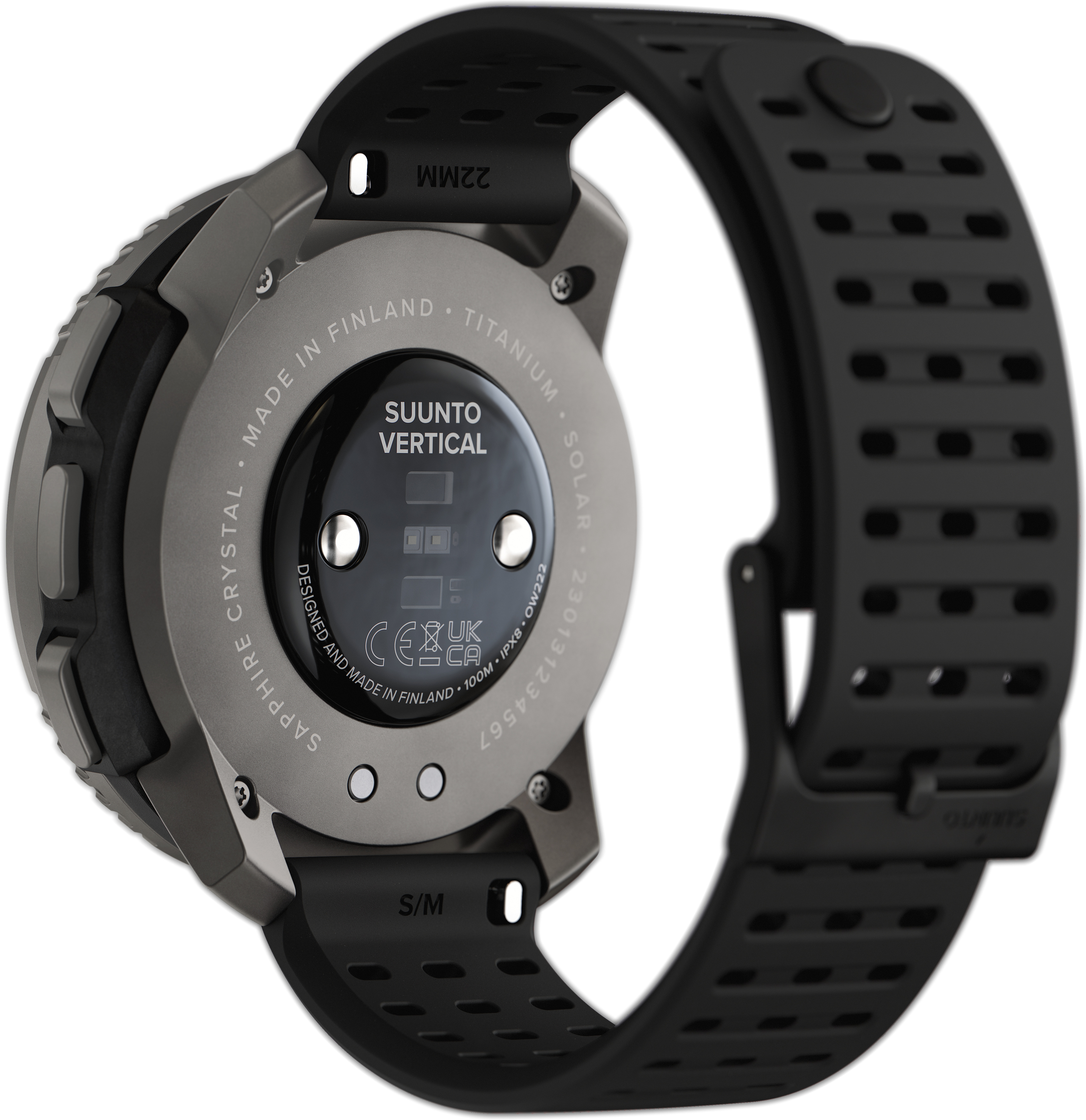 Suunto Vertical Titanium Solar -urheilukello, Black