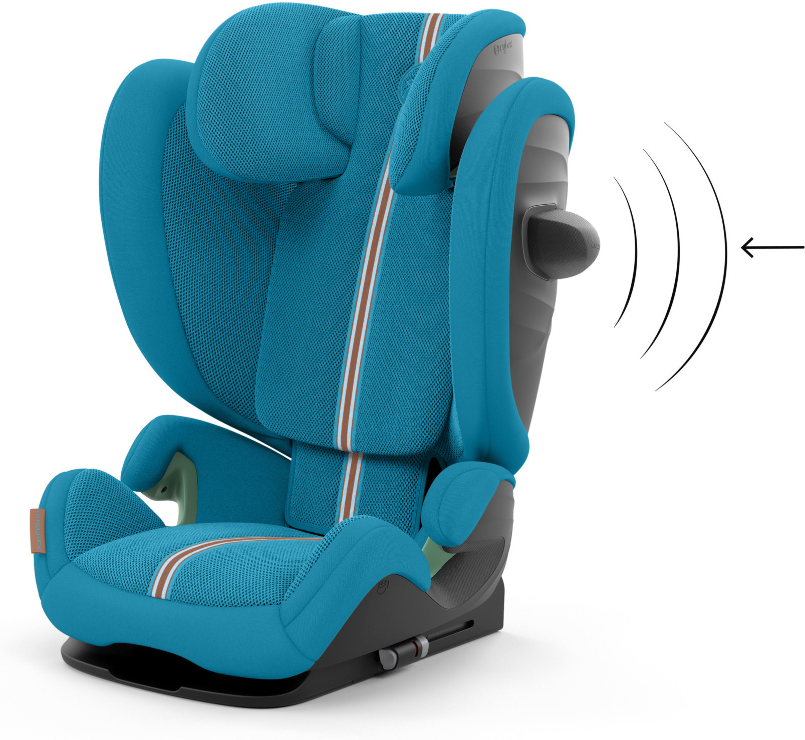 CYBEX Solution G i-Fix Plus -turvavyöistuin, 100 - 150 cm, Beach Blue