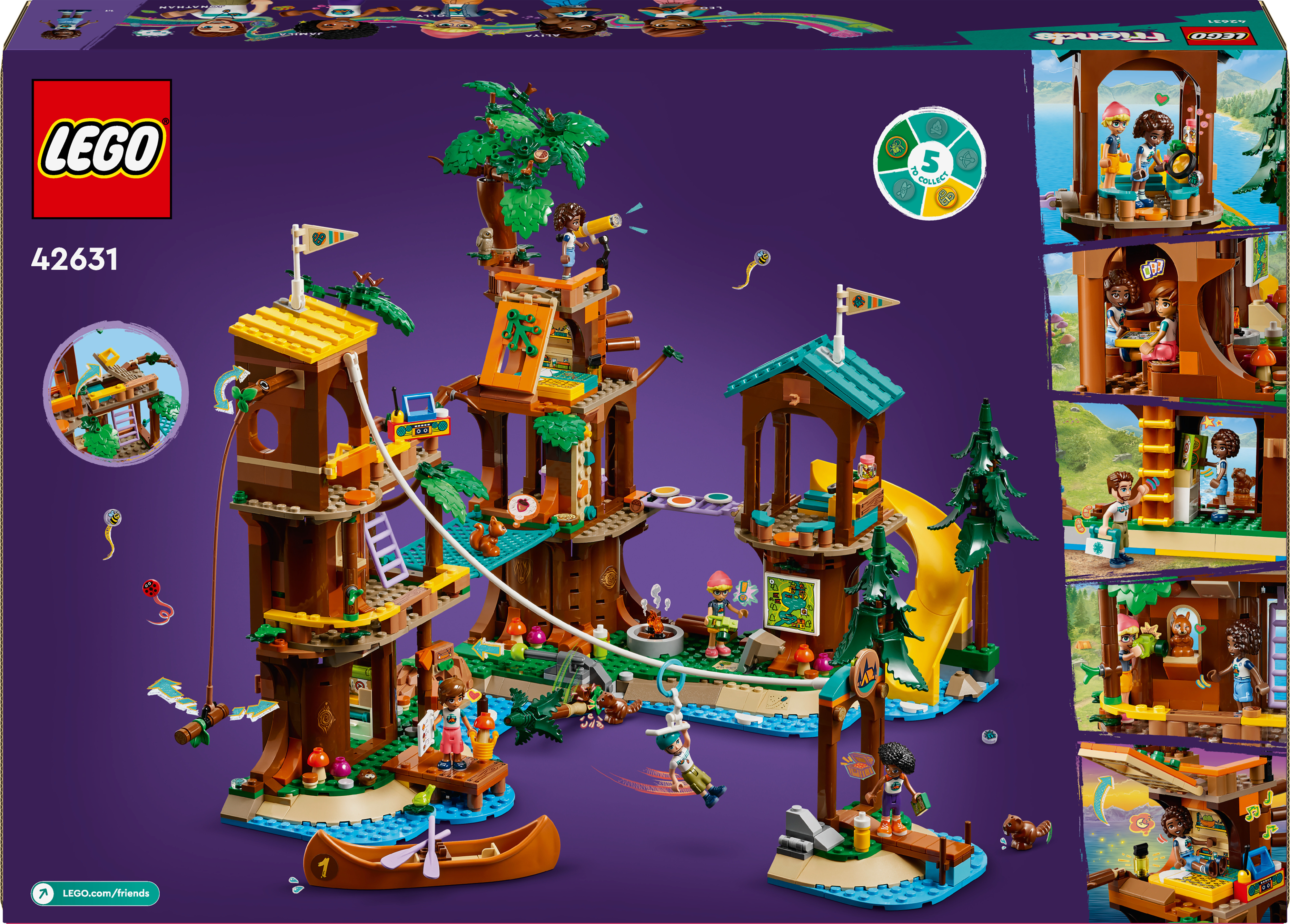 LEGO Friends 42631  - Seikkailuleirin puumaja