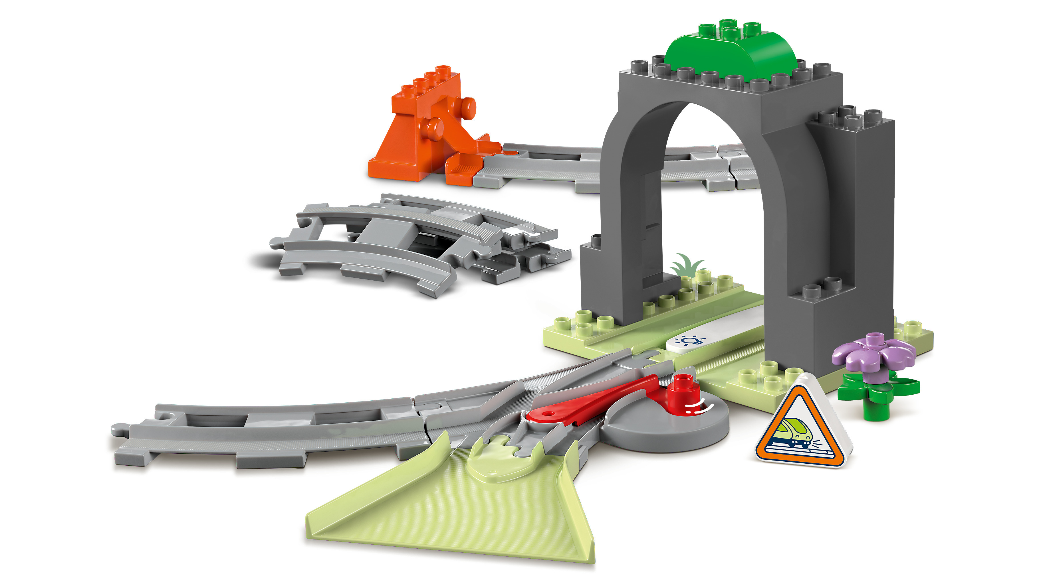 LEGO DUPLO Town 10425 – Tunneli ja raiteet ‑laajennussarja