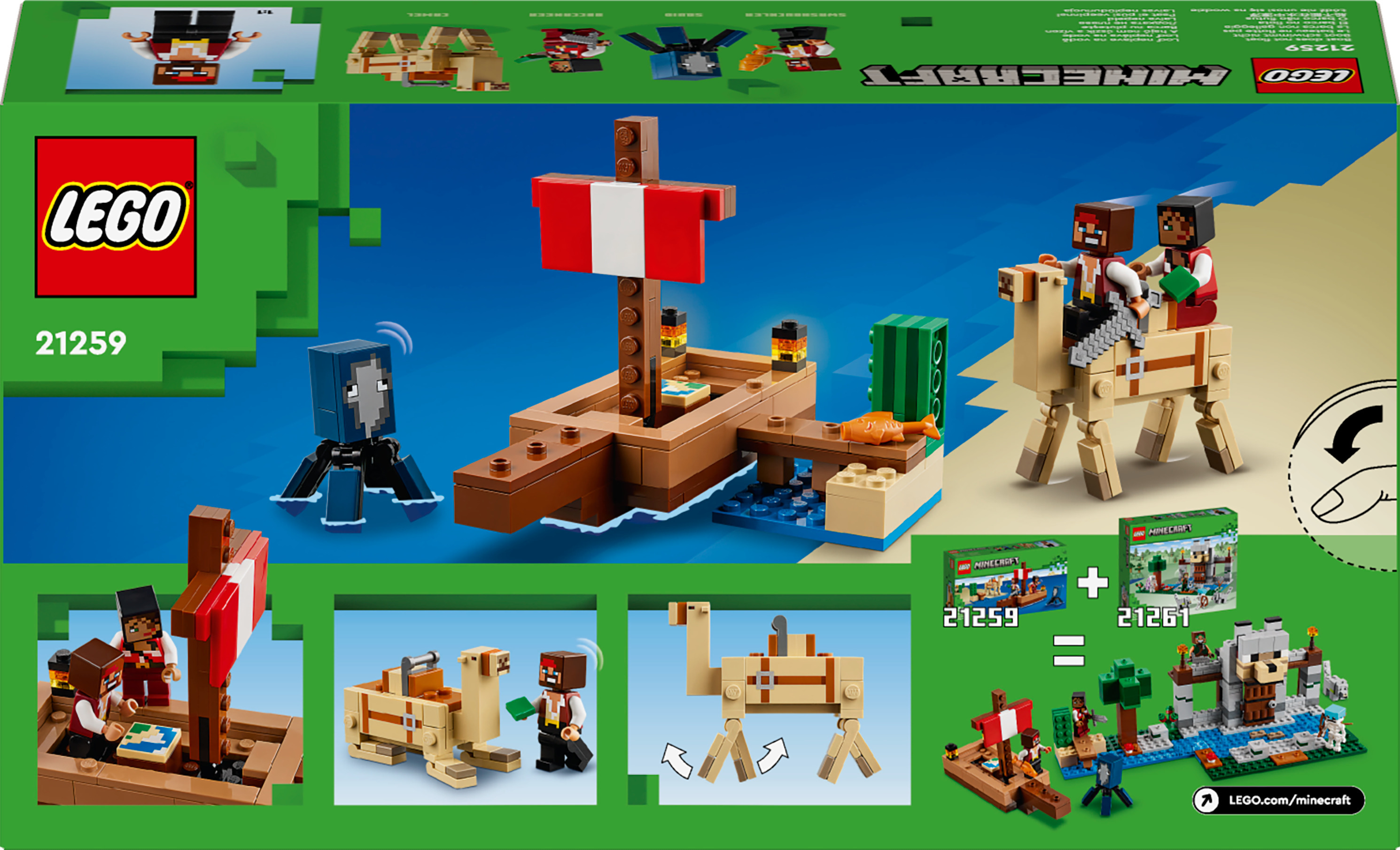 LEGO Minecraft 21256  - Sammakkotalo