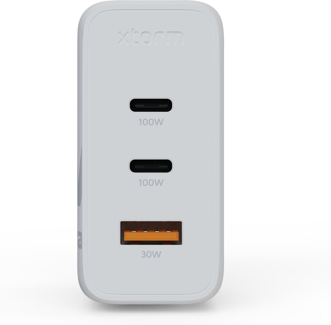 Xtorm XEC100 GaN² Ultra 100 W -verkkovirtalaturi, USB-C / A