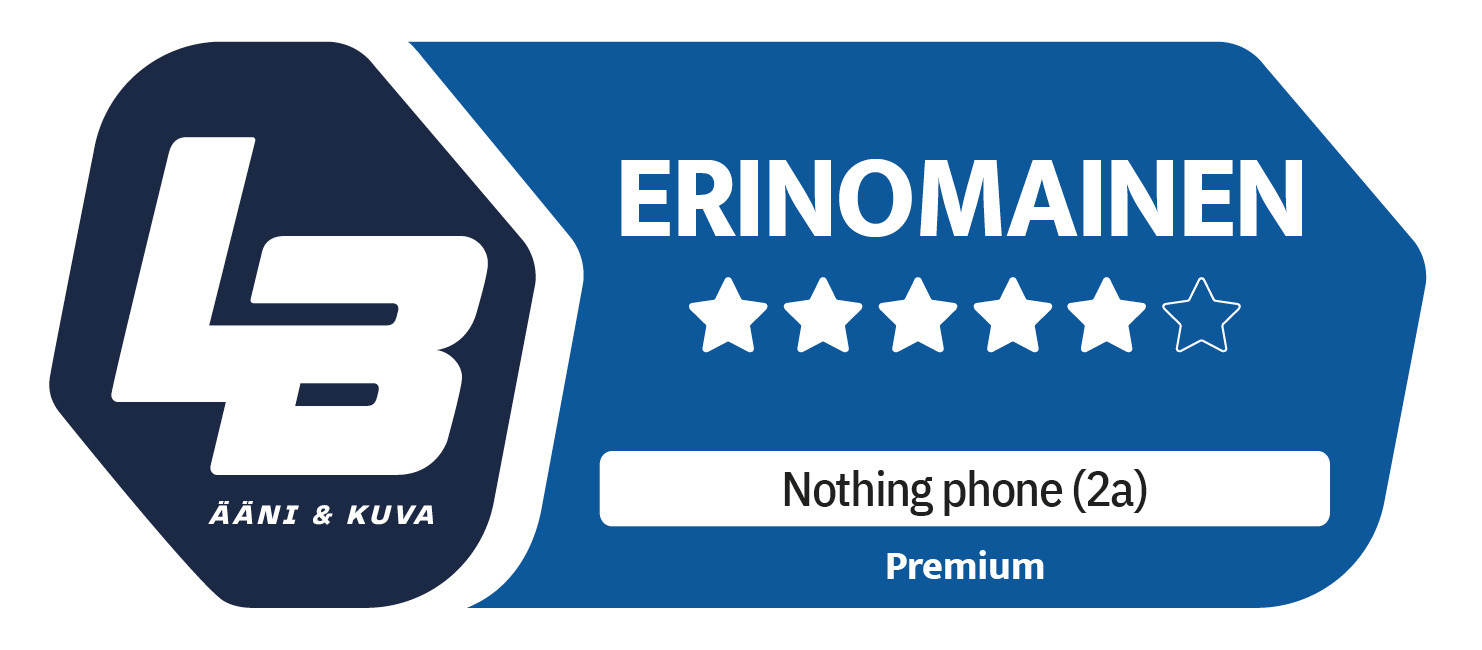 Nothing Phone (2a) 5G -puhelin, 128/8 Gt, musta